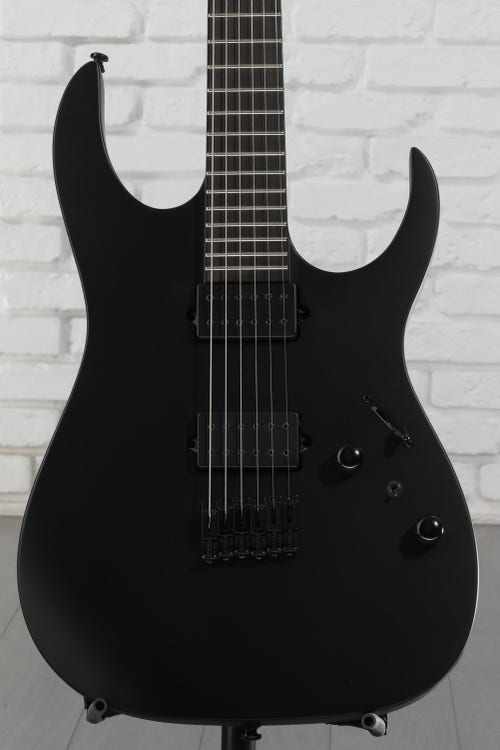 Ibanez RGRTB621 Iron Label Electric Guitar - Black Flat