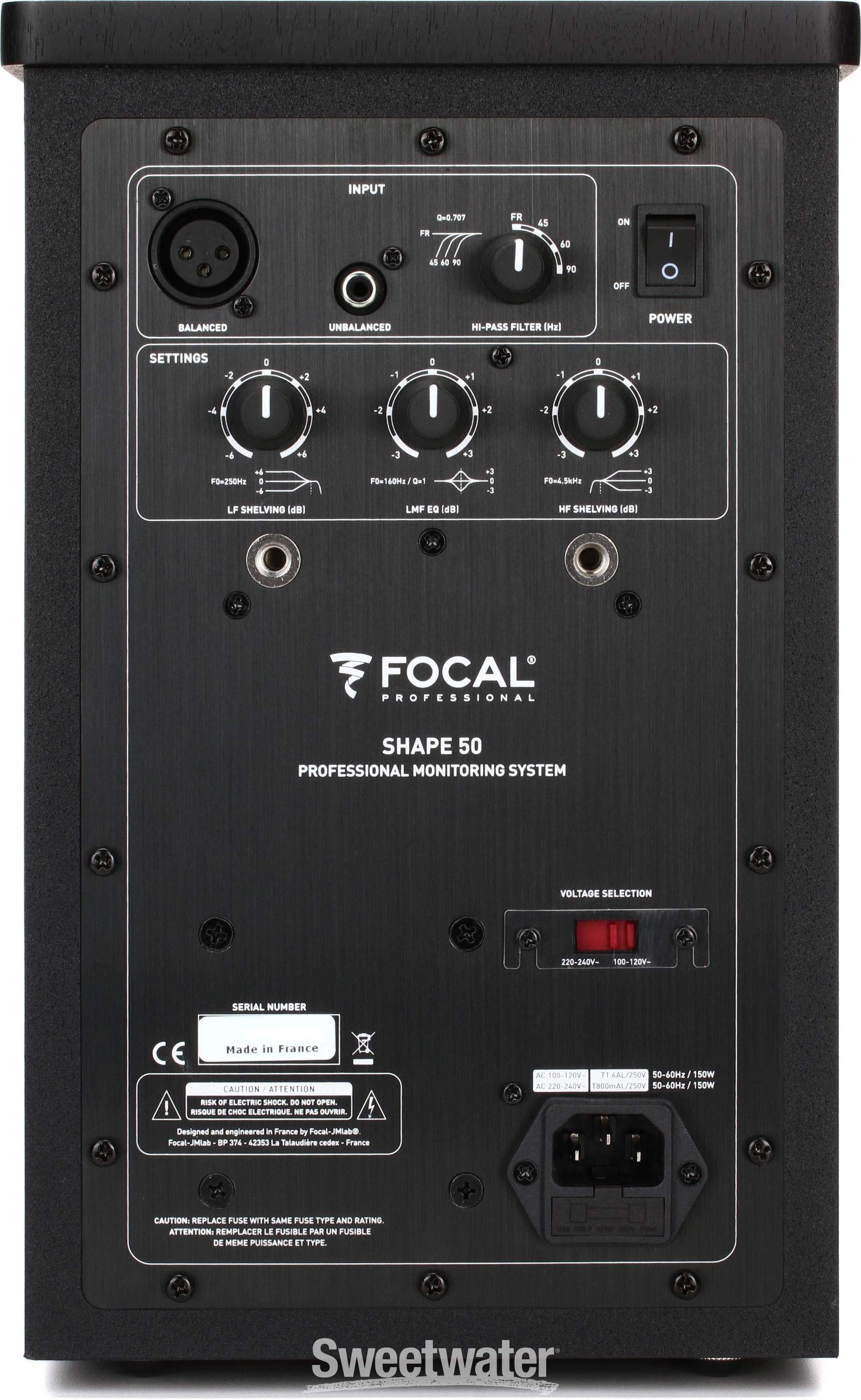Focal Shape 50 5 inch Powered Studio Monitor | Sweetwater