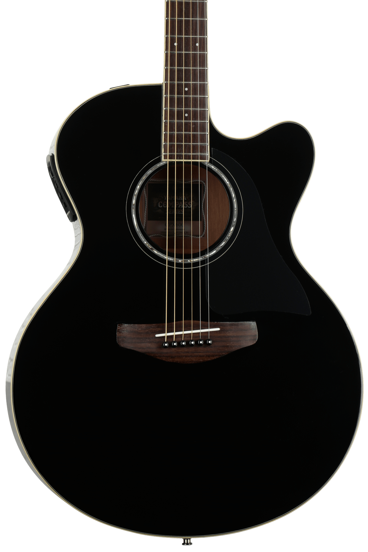 【現状販売】YAMAHA ヤマハRGX211 黒 Yamaha CPX600 Medium Jumbo Cutaway - Black | Sweetwater