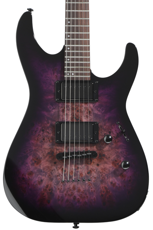 ESP LTD M-200DX Electric Guitar - Purple Burst | Sweetwater
