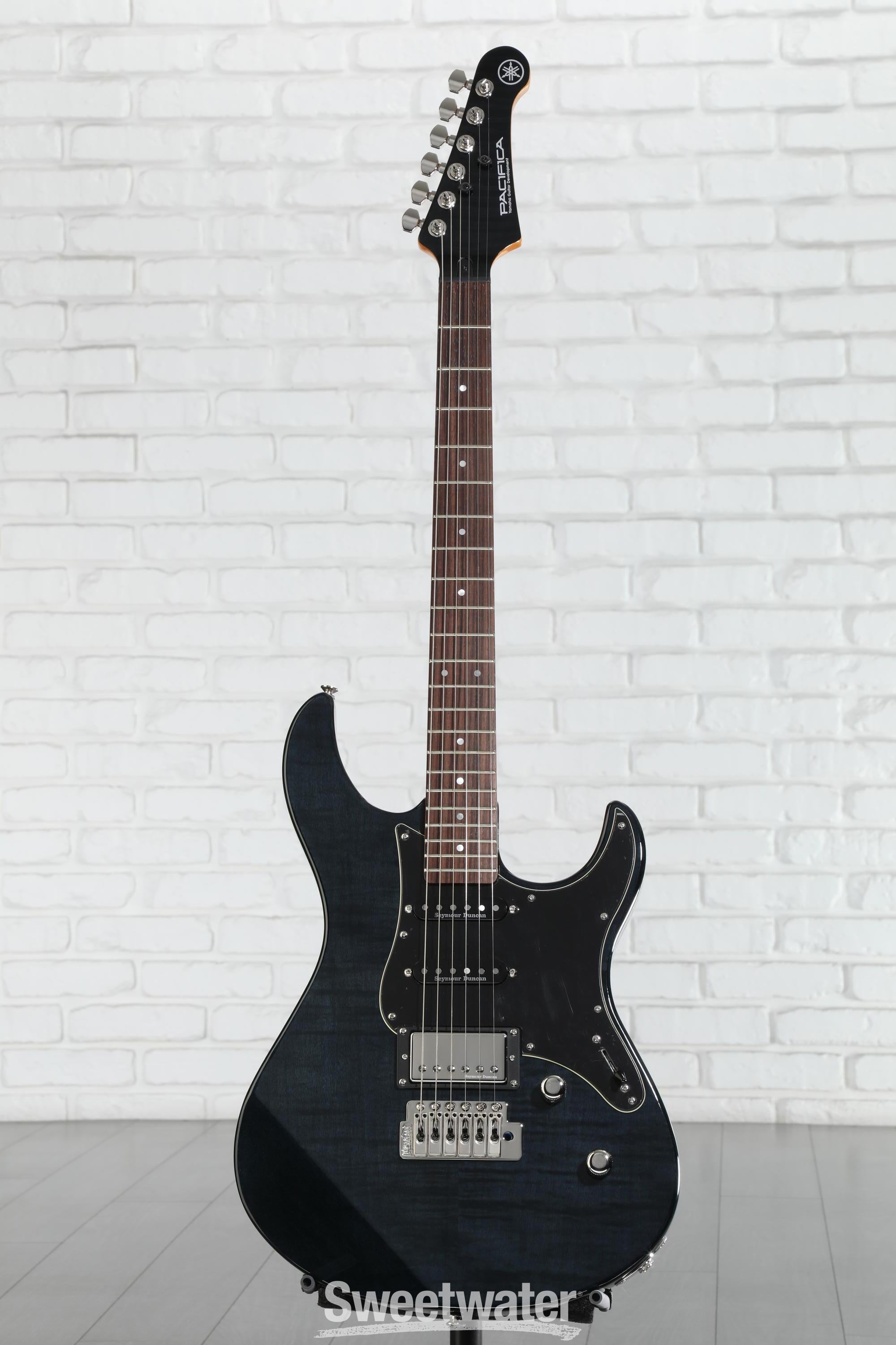 Yamaha PAC612VIIFM Pacifica Electric Guitar - Translucent Black