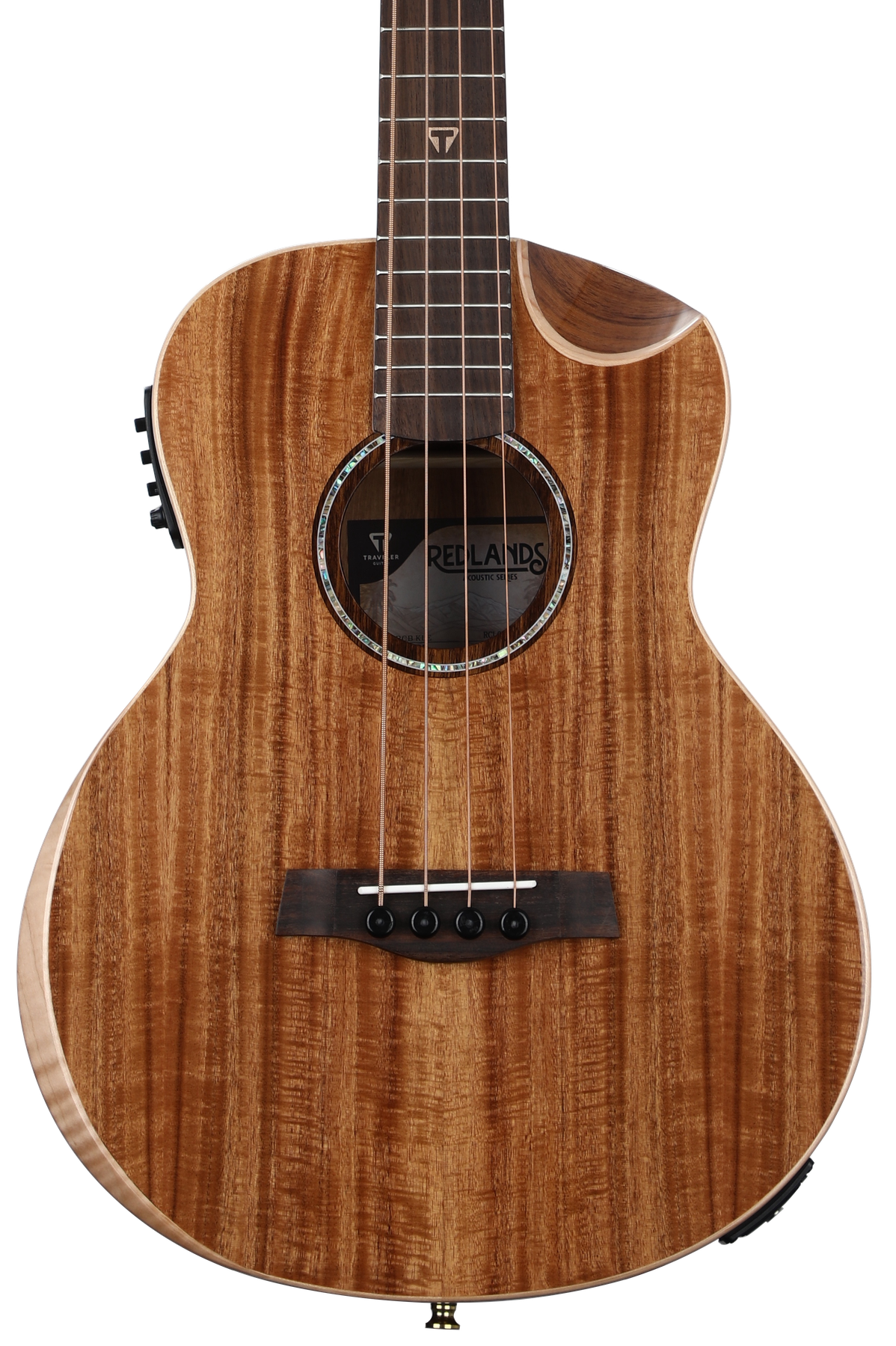 Traveler Guitar Redlands Concert Acoustic-Electric Bass - Koa