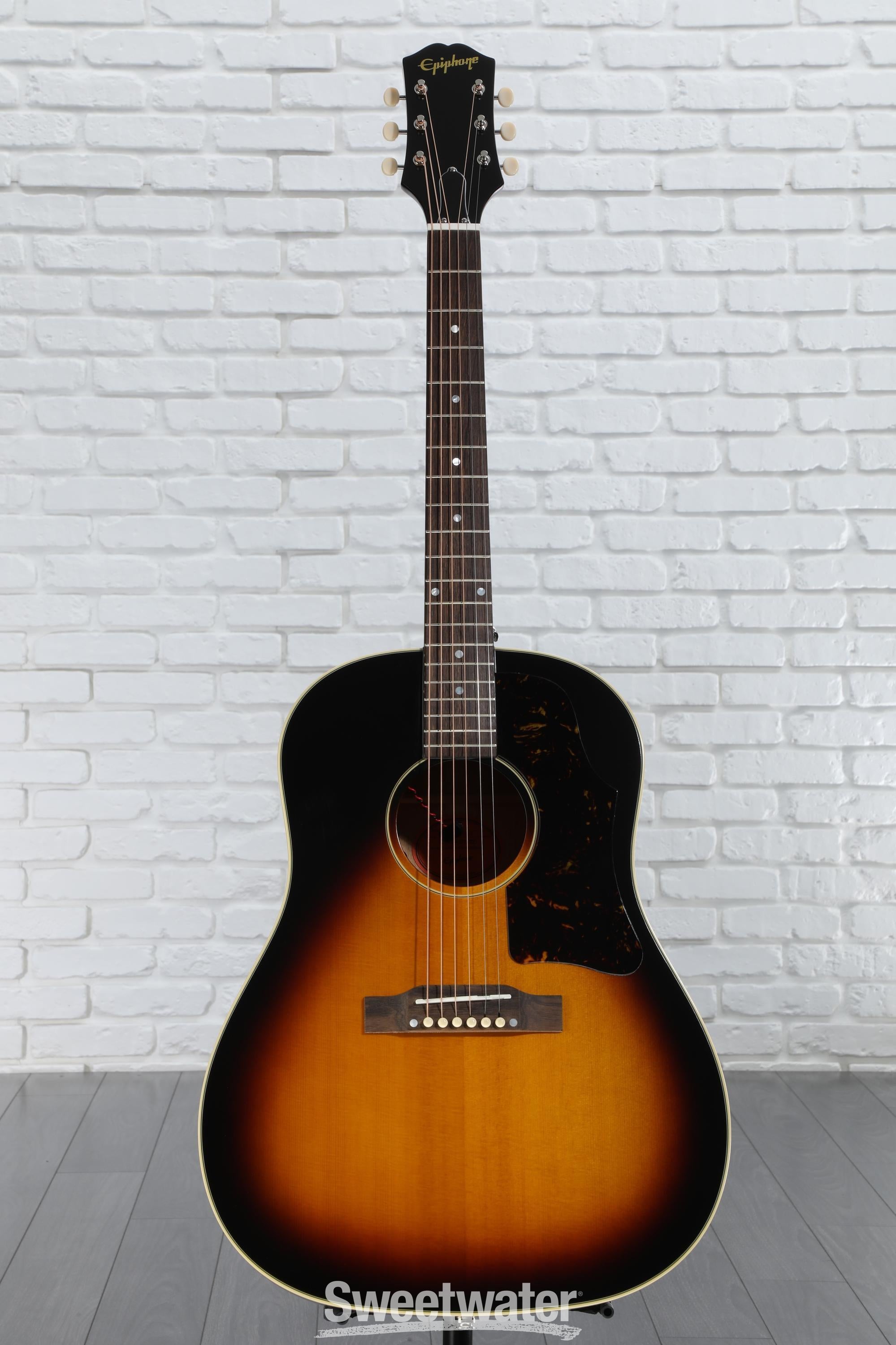 美品Epiphone Inspired by Gibson J-45 オール単板 オール単板でGibson並の品質】Epiphone J-45 All Solid Wood