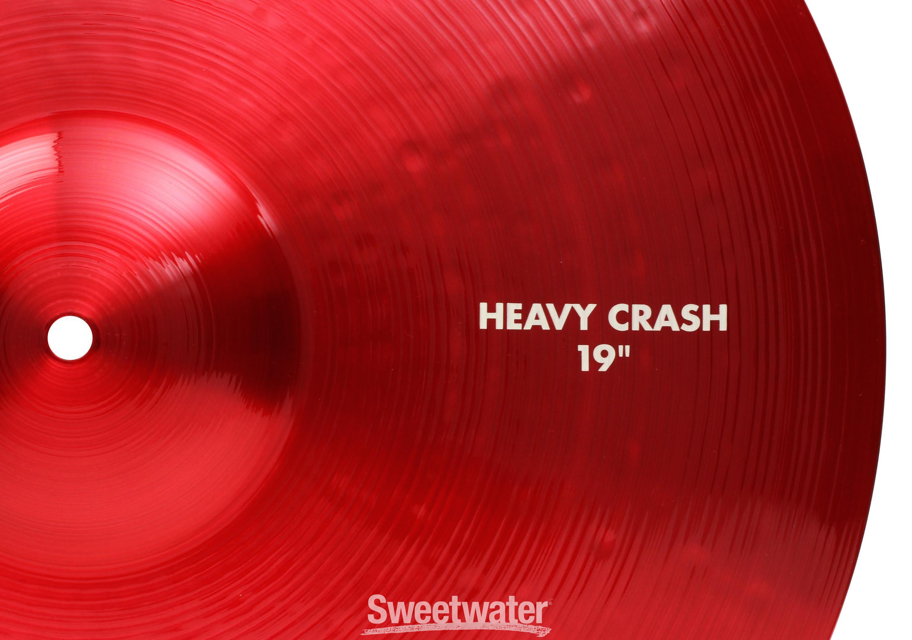 Paiste 19 inch Color Sound 900 Red Heavy Crash Cymbal | Sweetwater