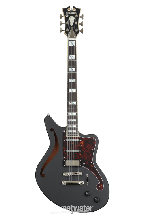 D'Angelico Deluxe Bedford SH - Matte Black - Limited Edition