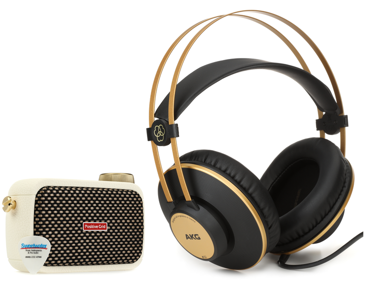Positive Grid Positive Grid Spark GO 5-watt 1 x 2-inch Combo Amplifier with AKG K92 Headphones - Pearl