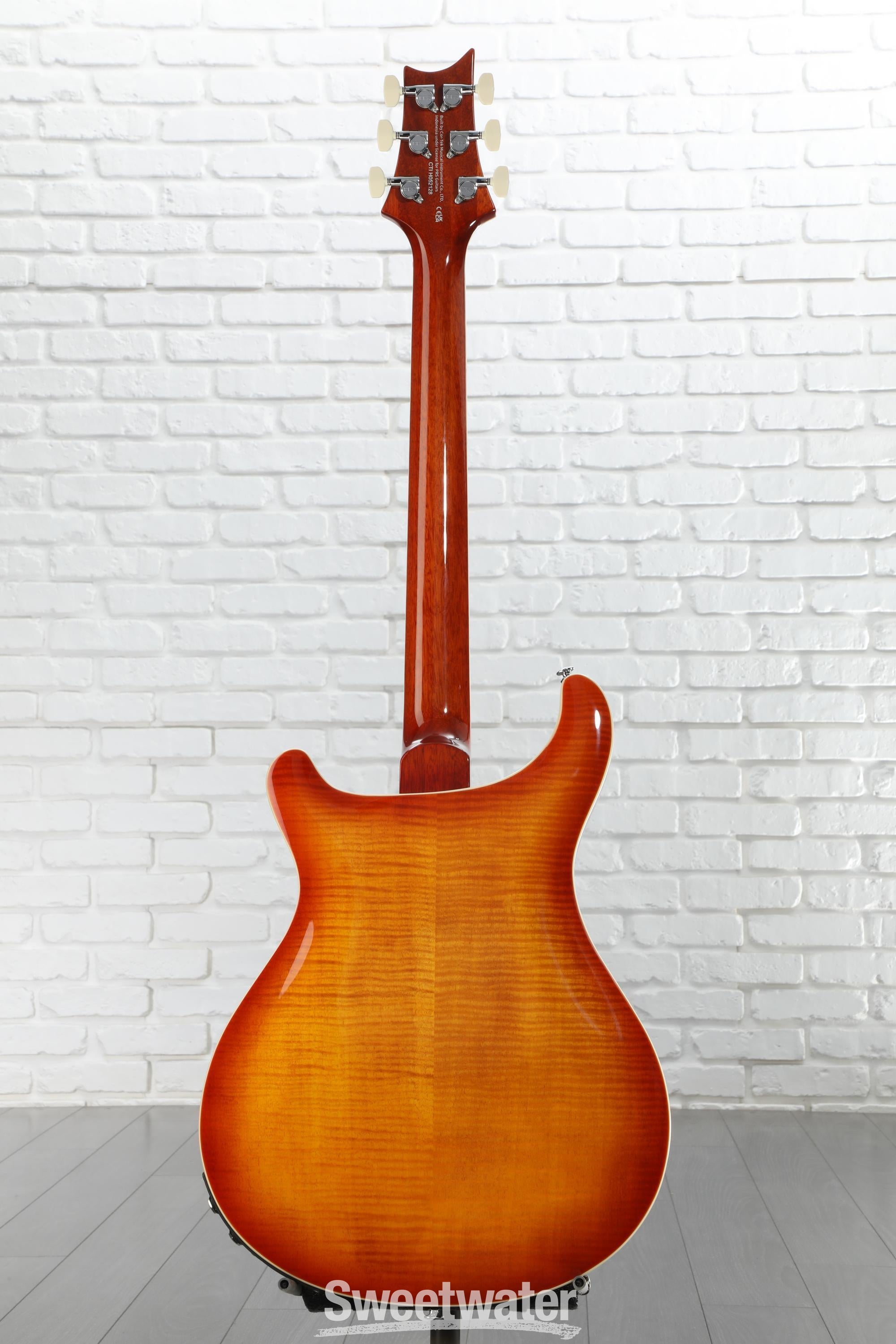 PRS SE Hollowbody II Piezo Electric Guitar - Vintage Sunburst