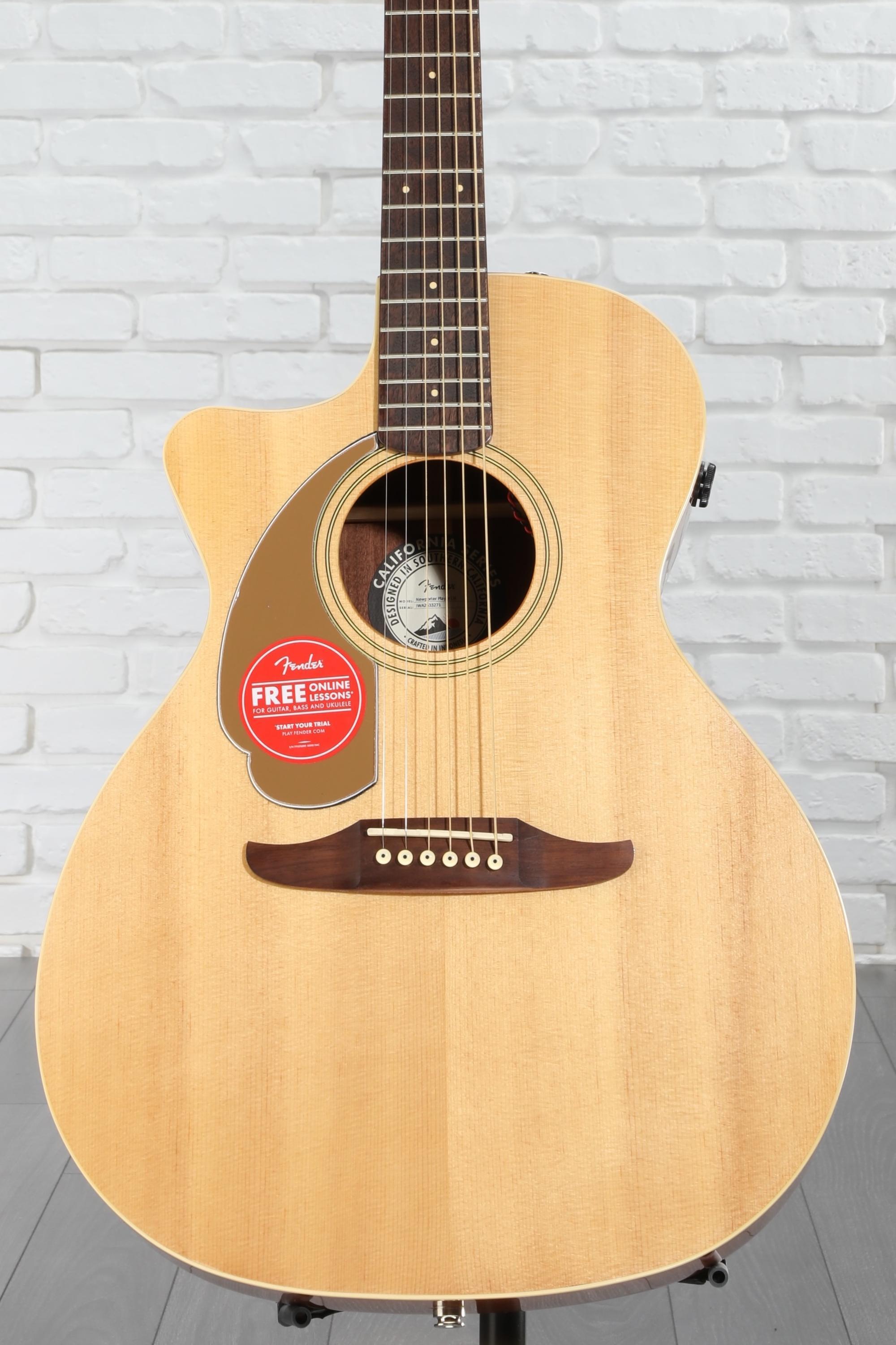 ギター Fender Acoustic Guitar Newporter Player Amazon.com: Fender Newporter Player Acoustic Guitar, with 2