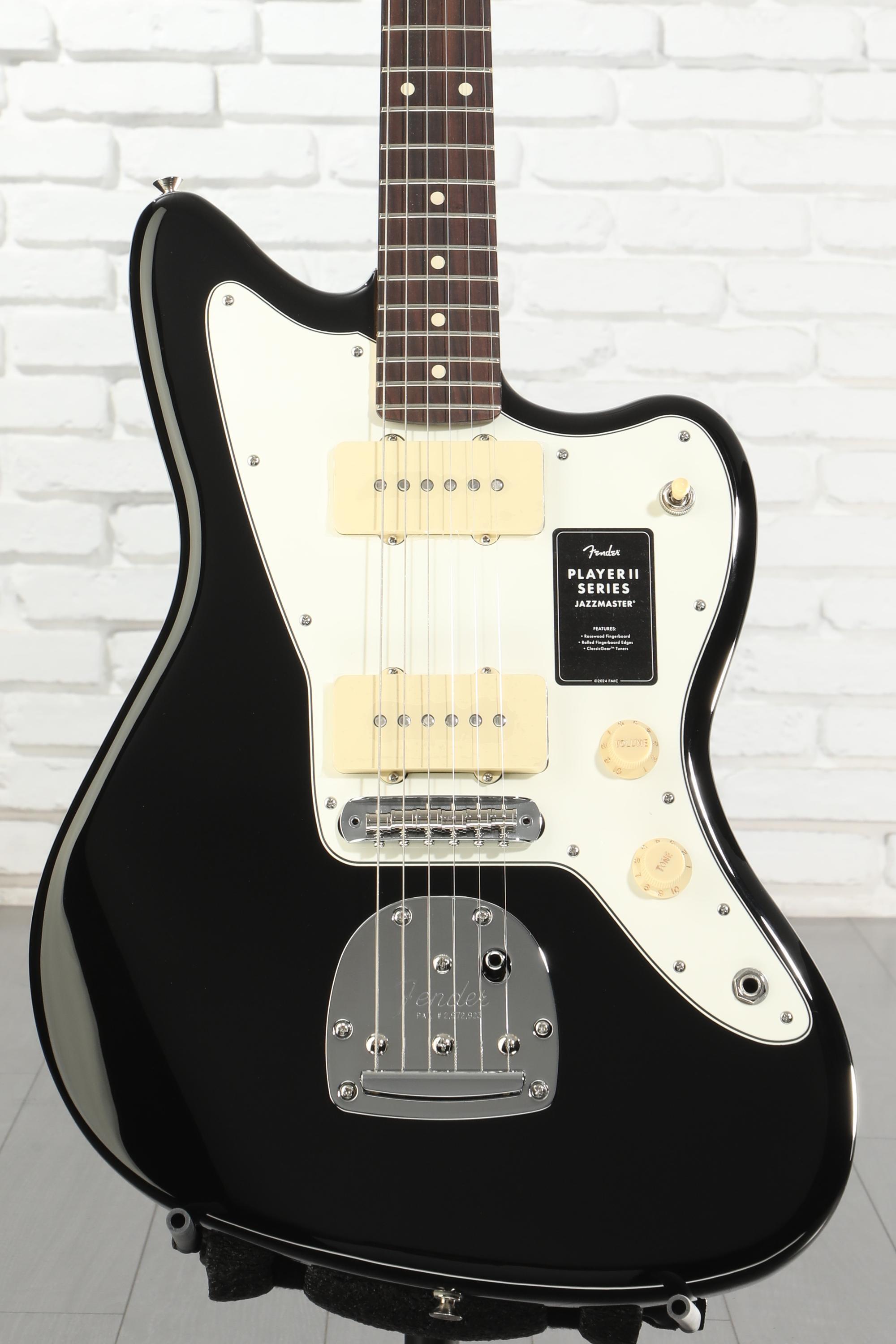 FENDER Player II Jazzmaster ジャズマスター Fender Player II Jazzmaster Electric Guitar - Black | Sweetwater