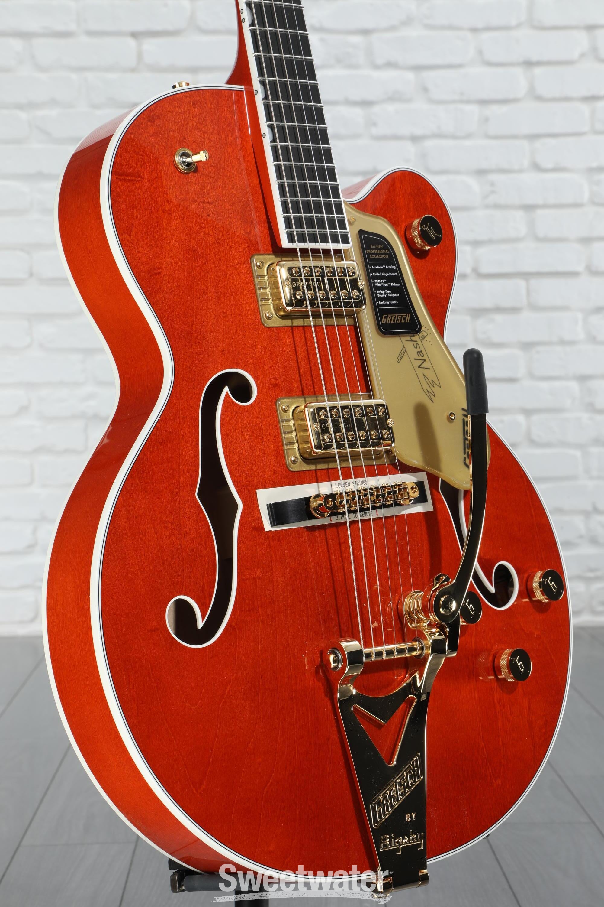 Gretsch Nashville Hollowbody Electric Guitar - Orange Stain