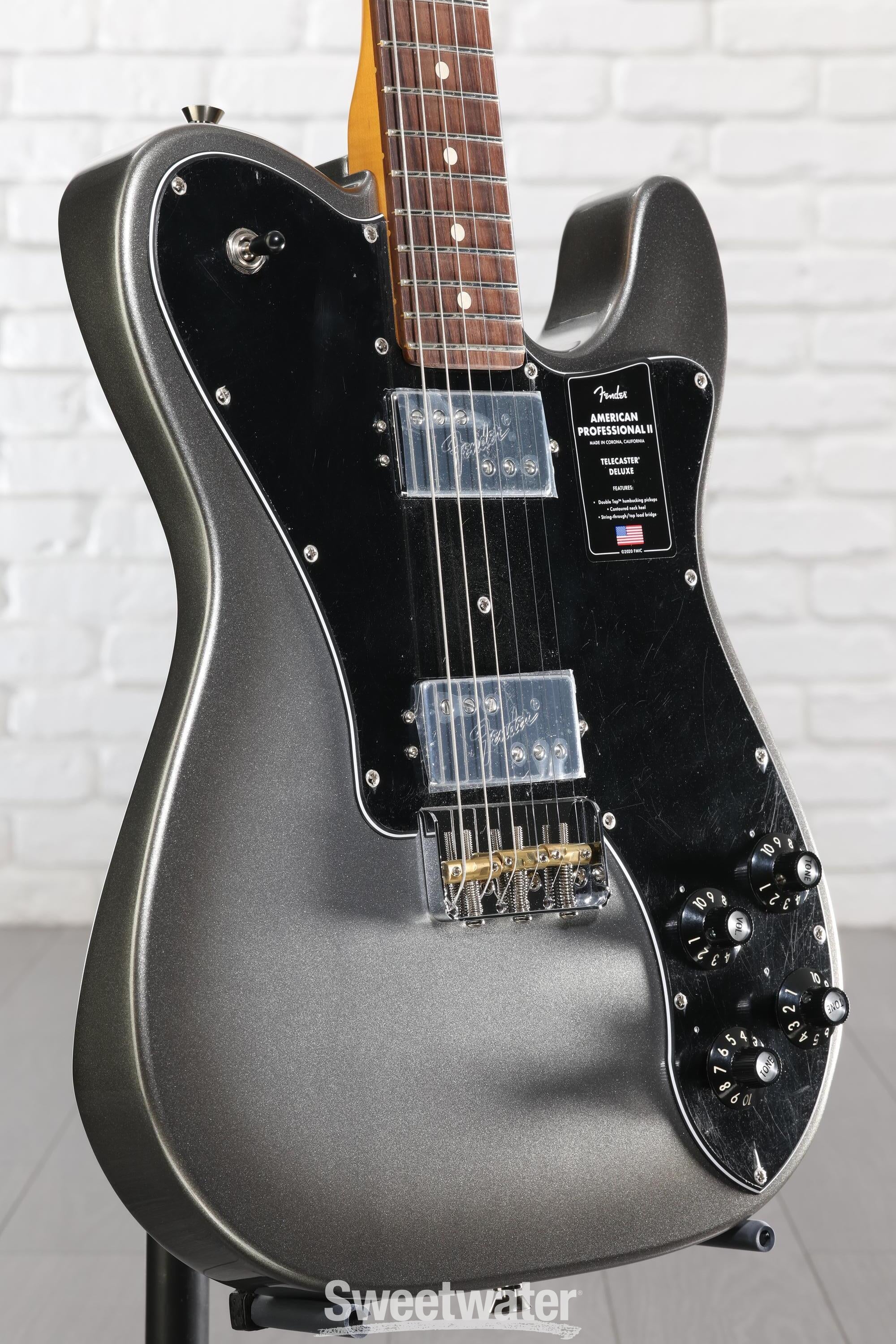 Fender American Professional II Telecaster Deluxe - Mercury with