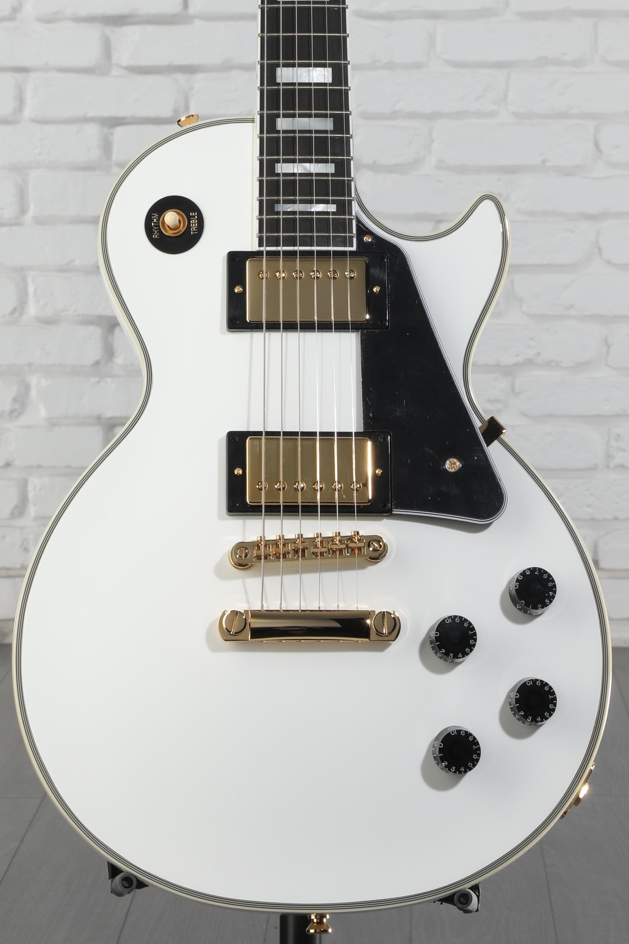 Epiphone Les Paul Custom Electric Guitar - Alpine White