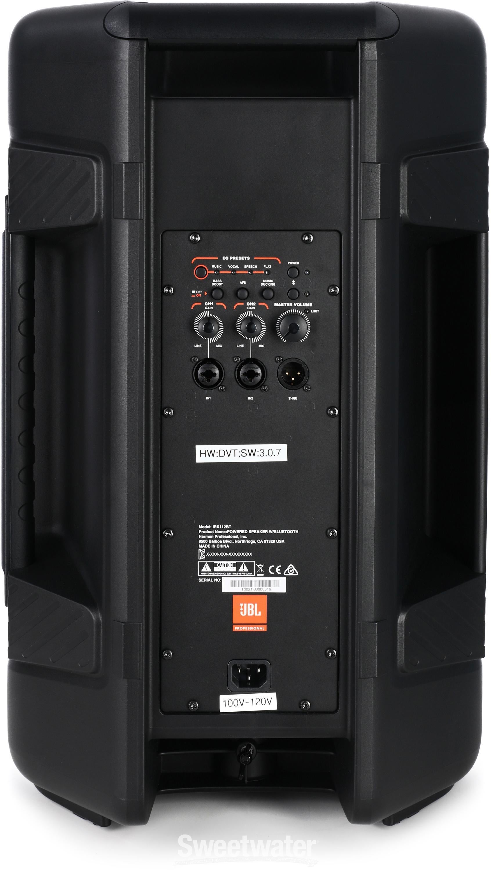 JBL IRX-112BT Powered 12-inch Portable Speaker with