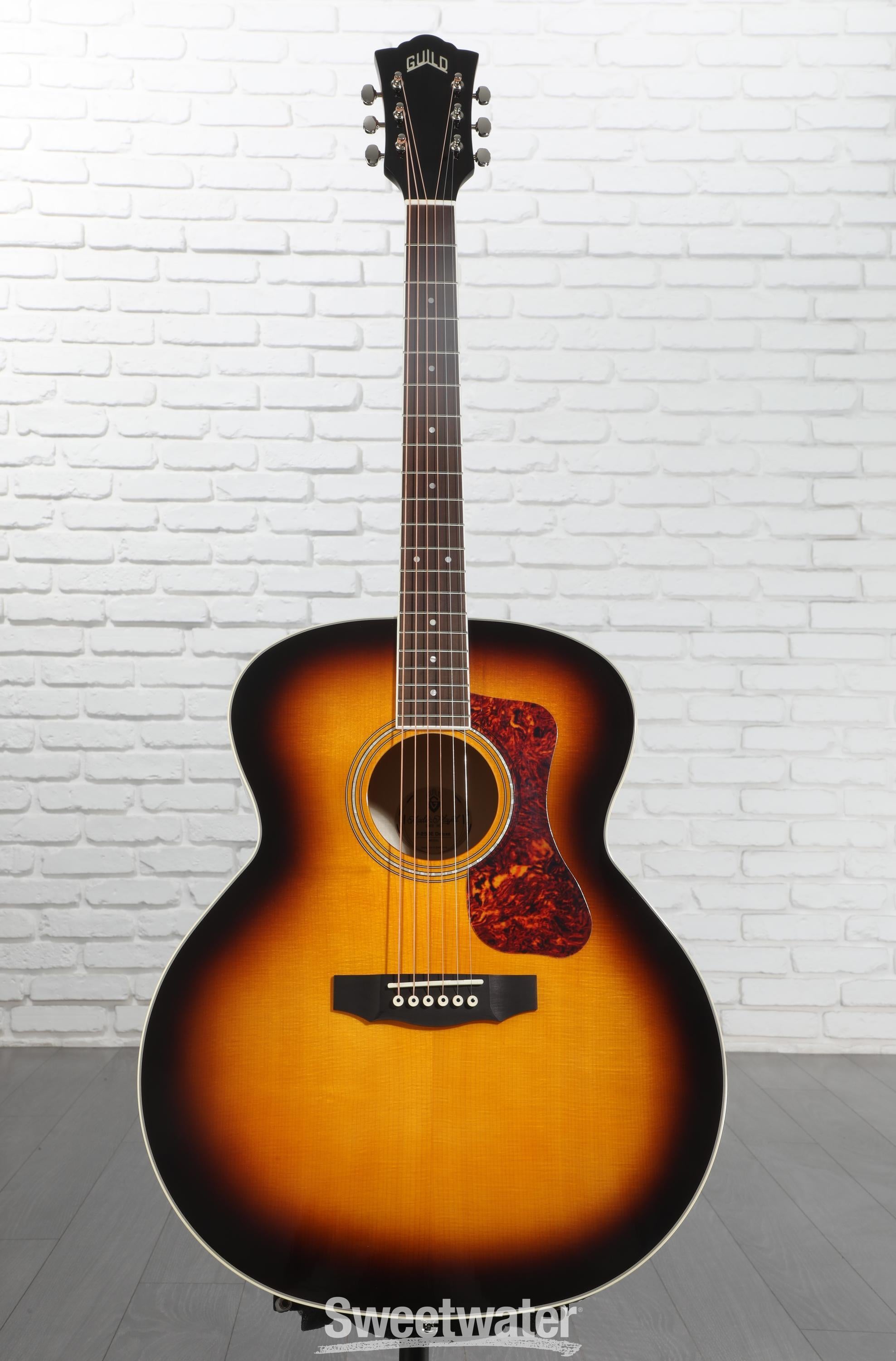 GUILD（ギルド）ジャンボサイズ　F-250E　Deluxe　PU搭載 Guild F-250E Deluxe Acoustic-Electric Guitar - Antique Burst