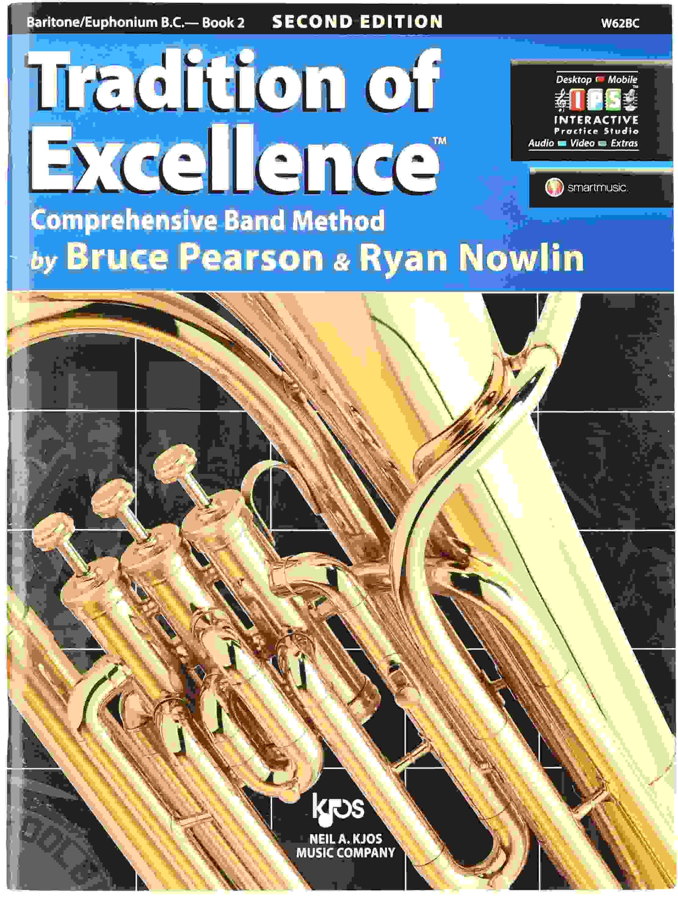 Kjos Tradition of Excellence Book 2 - Baritone/Euphonium Bass Clef