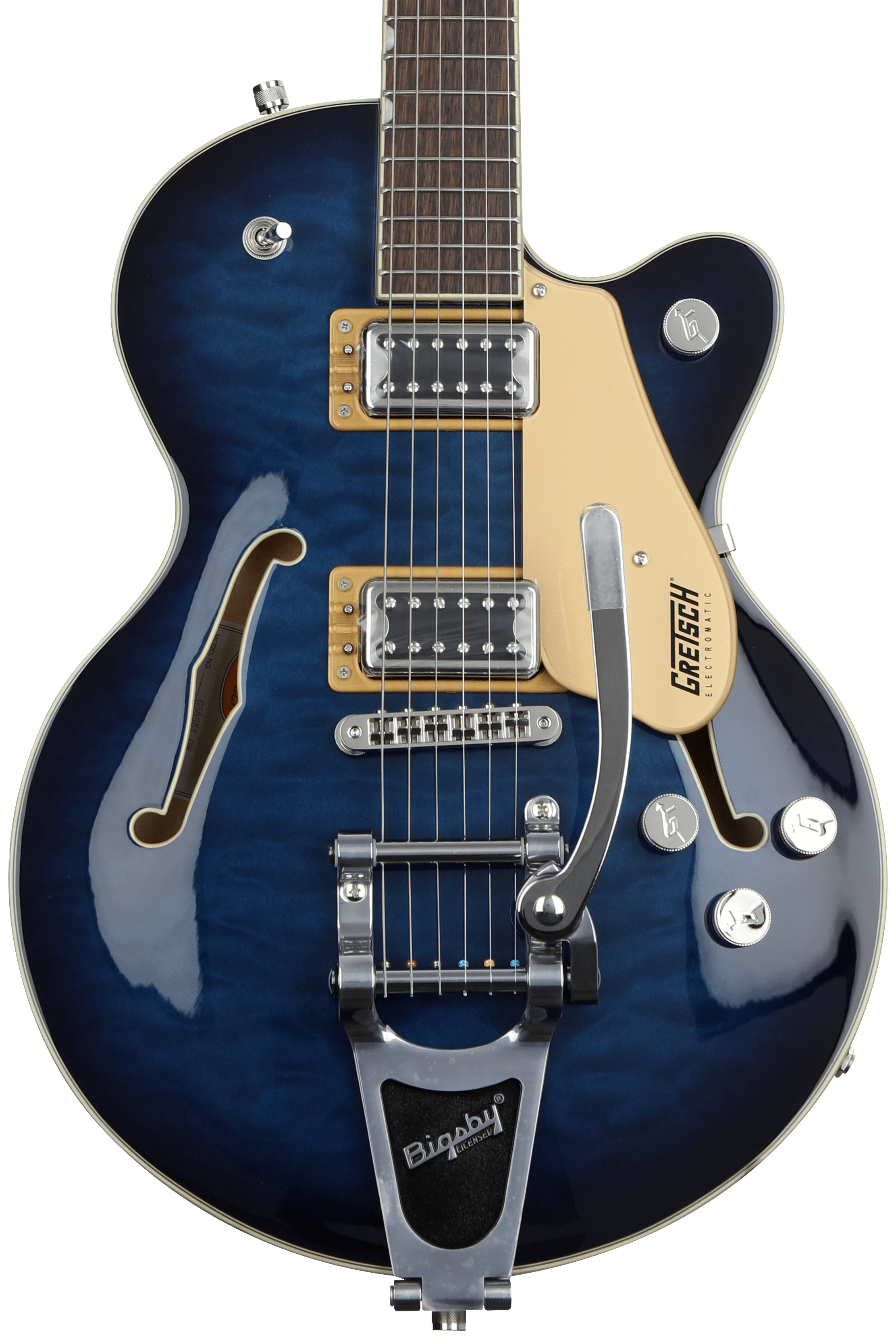 Gretsch G5655T-QM Electromatic Center Block Jr. Quilt Semi