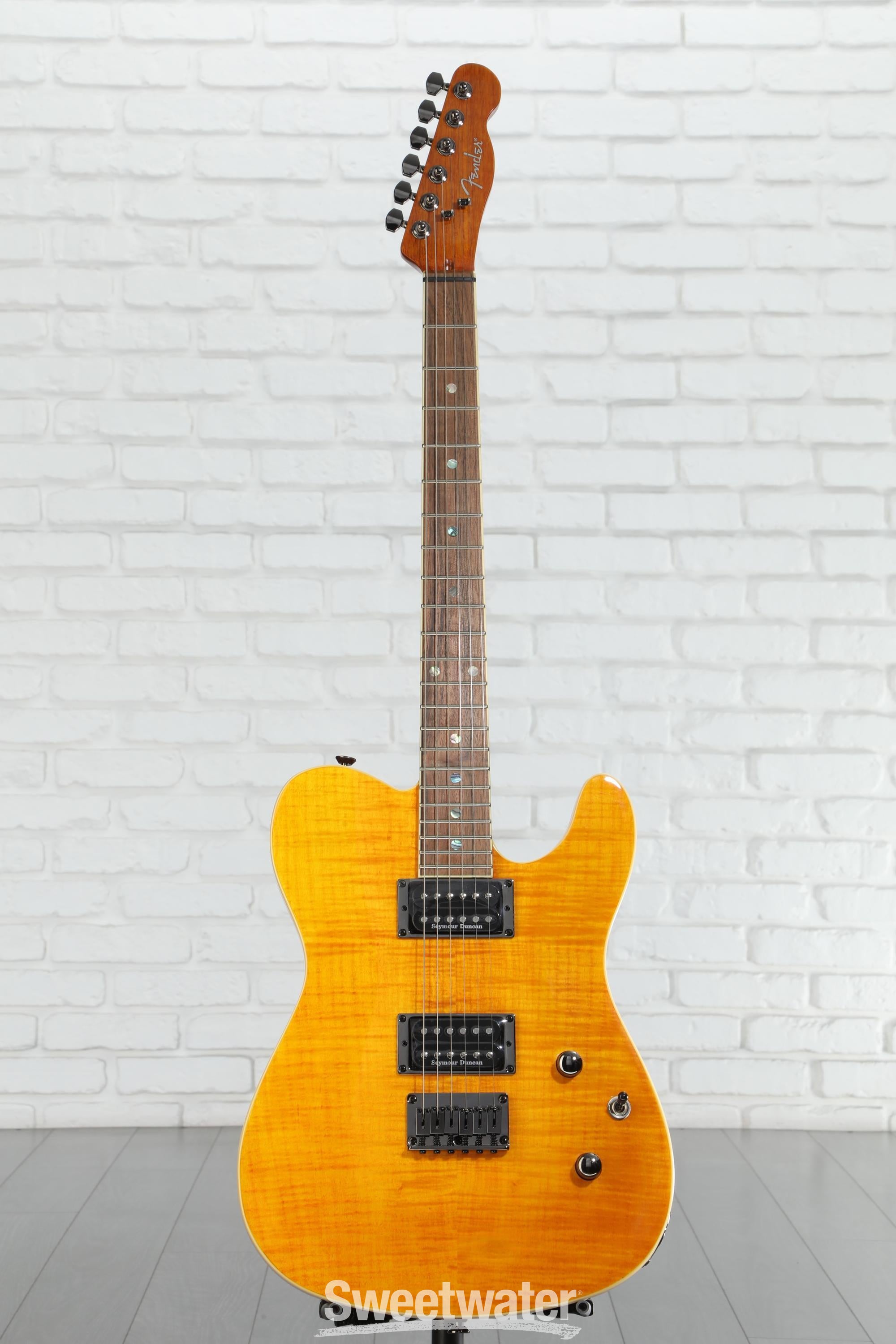 Fender Custom Telecaster FMT HH アンバー Fender Special Edition Custom Telecaster FMT HH - Amber