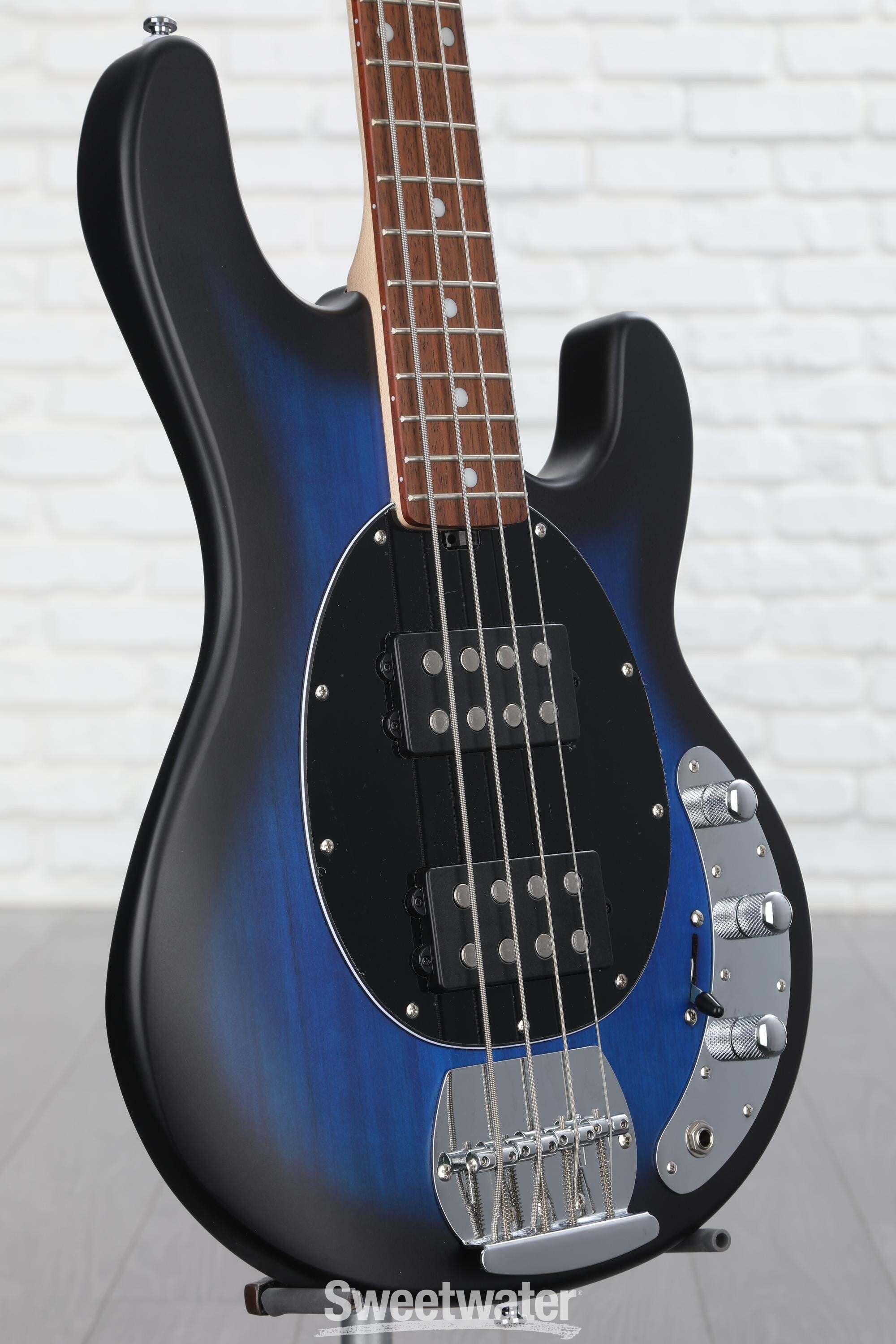 Sterling By Music Man StingRay RAY4HH Bass Guitar - Pacific Blue 