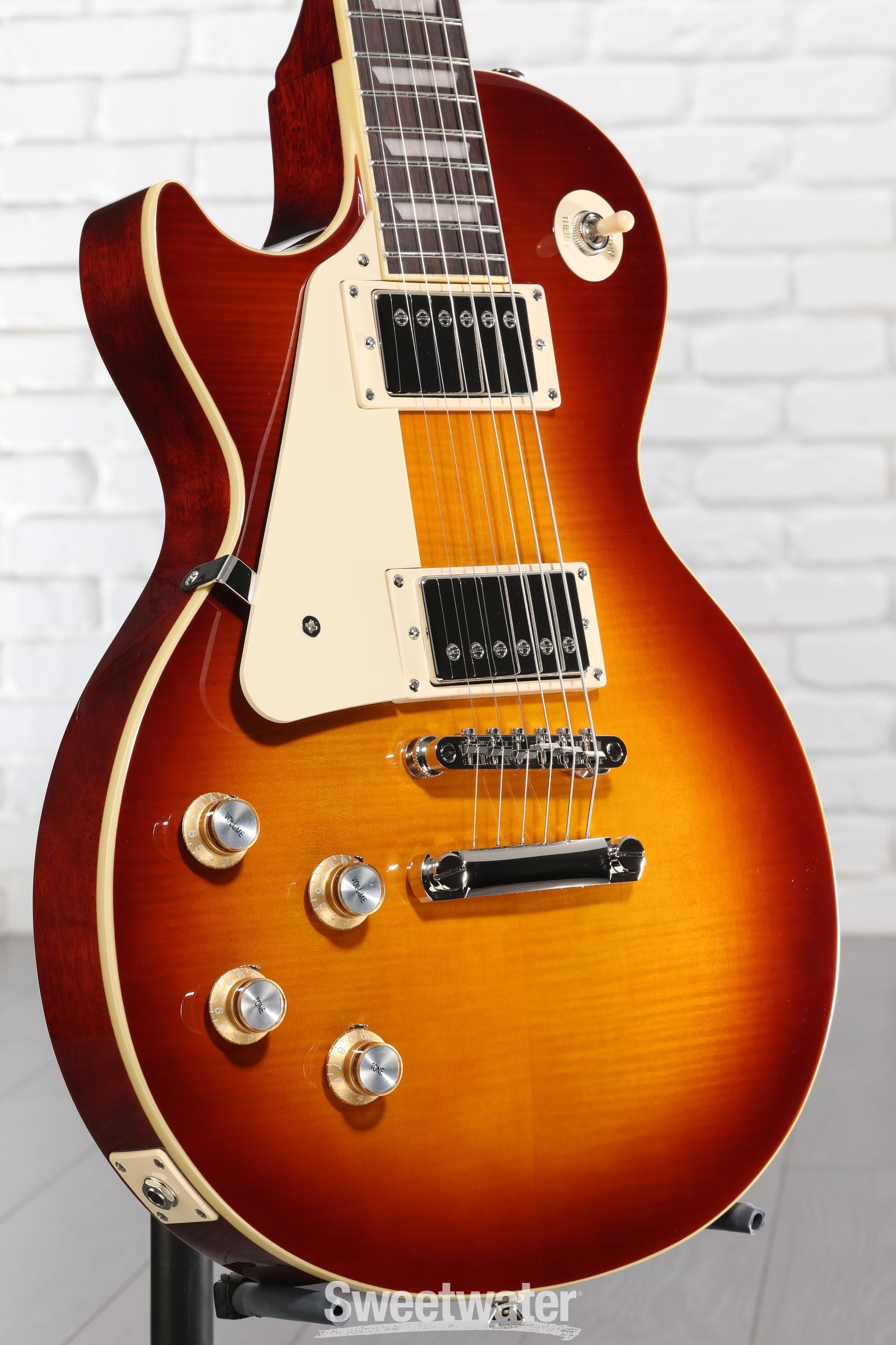 Photo of Epiphone Les Paul Standard '60s Left-handed Electric Guitar - Iced Tea Burst