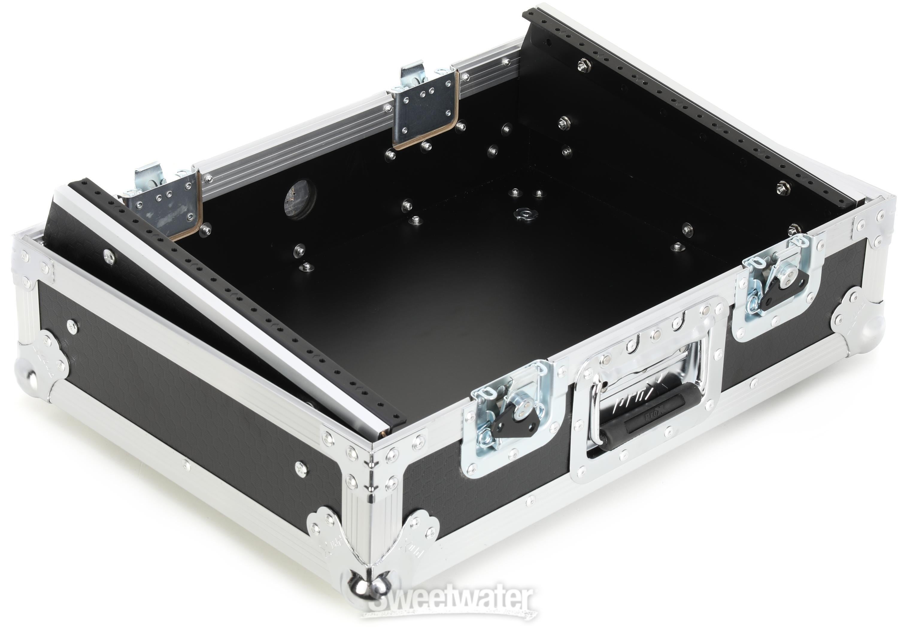 ProX 8U Top-mount 19-inch Slanted DJ/Mixer Case | Sweetwater