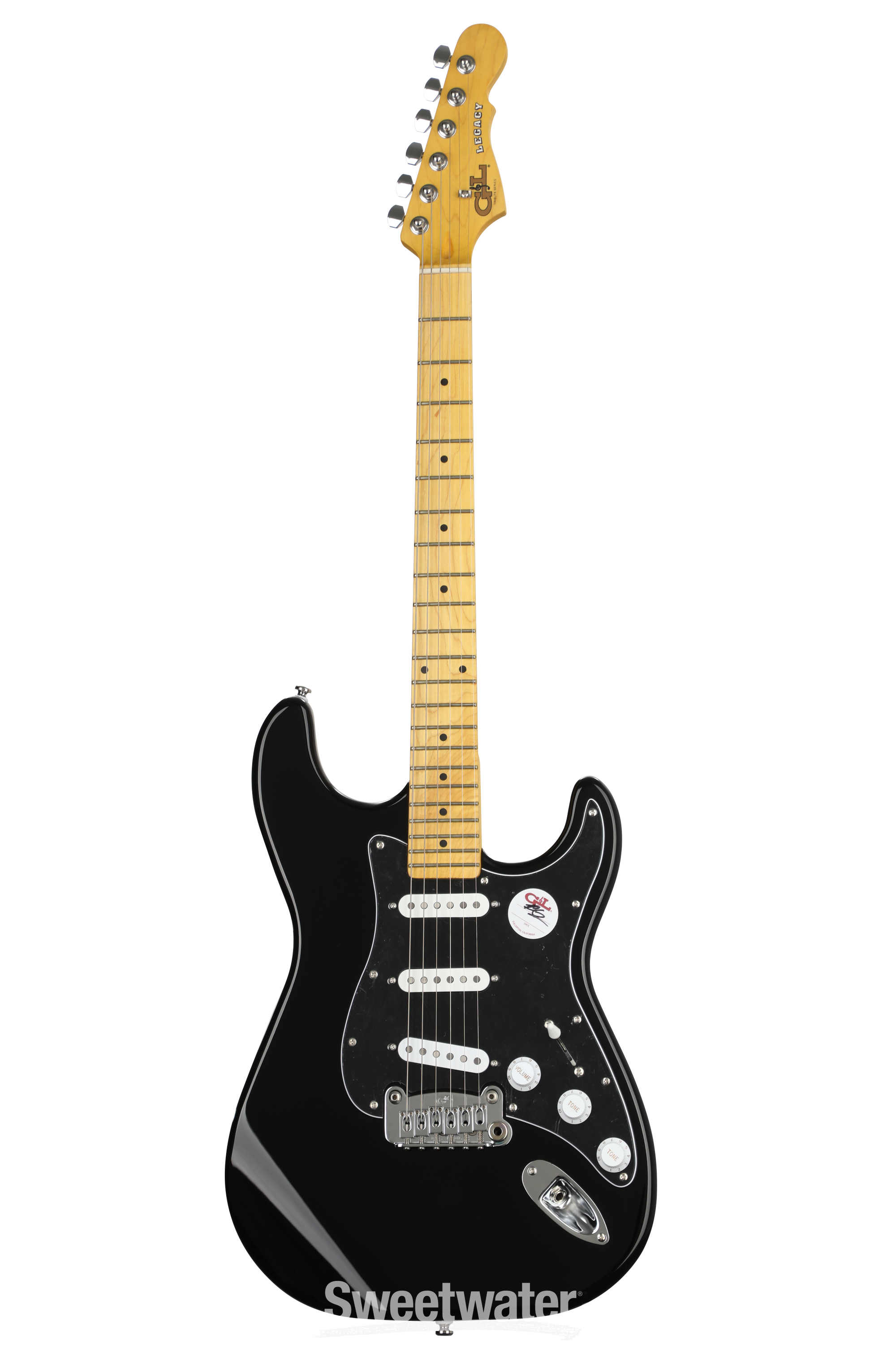 G&L Tribute Legacy Electric Guitar - Black | Sweetwater