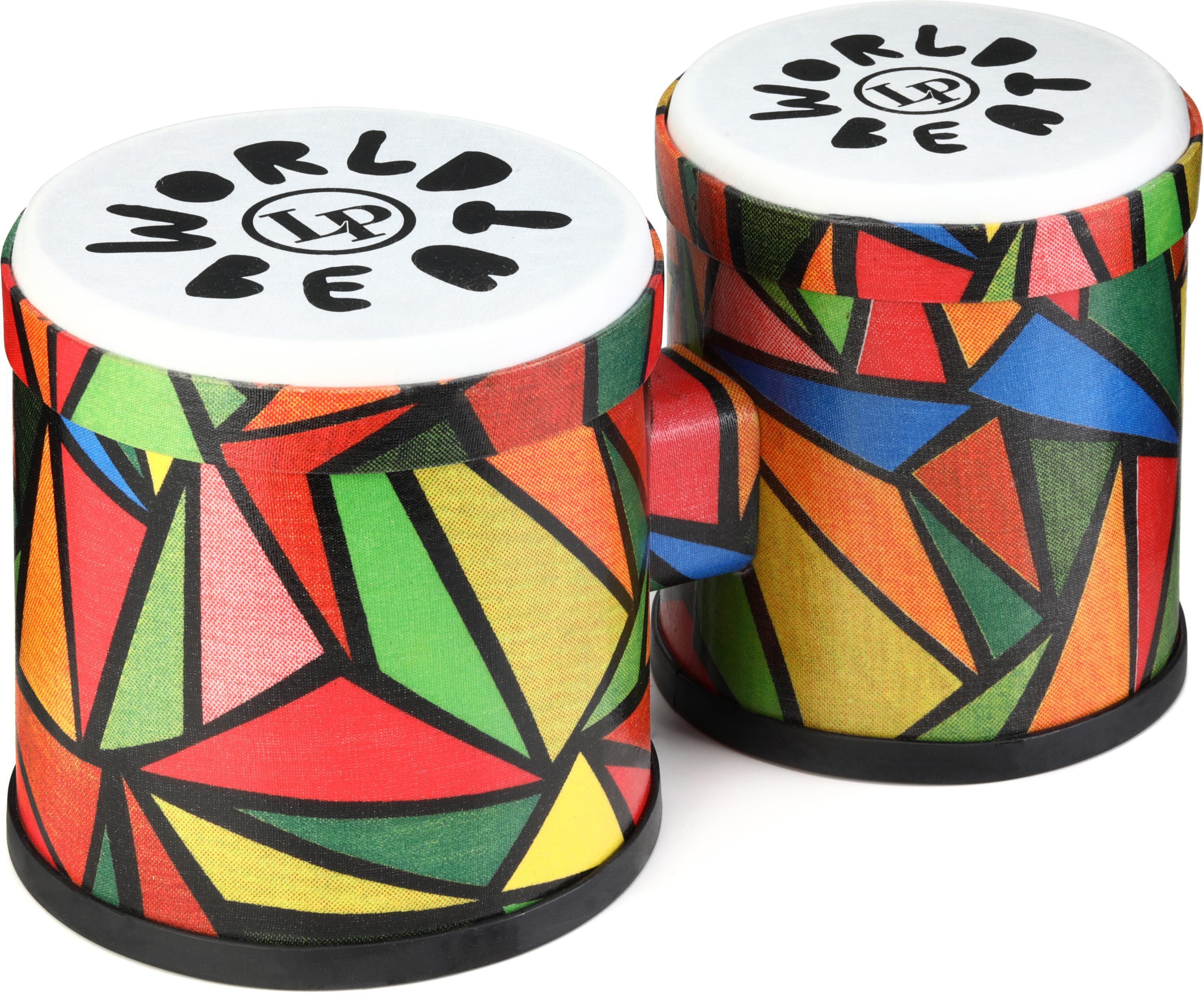 Latin Percussion World Beat Bongos - Multicolor | Sweetwater