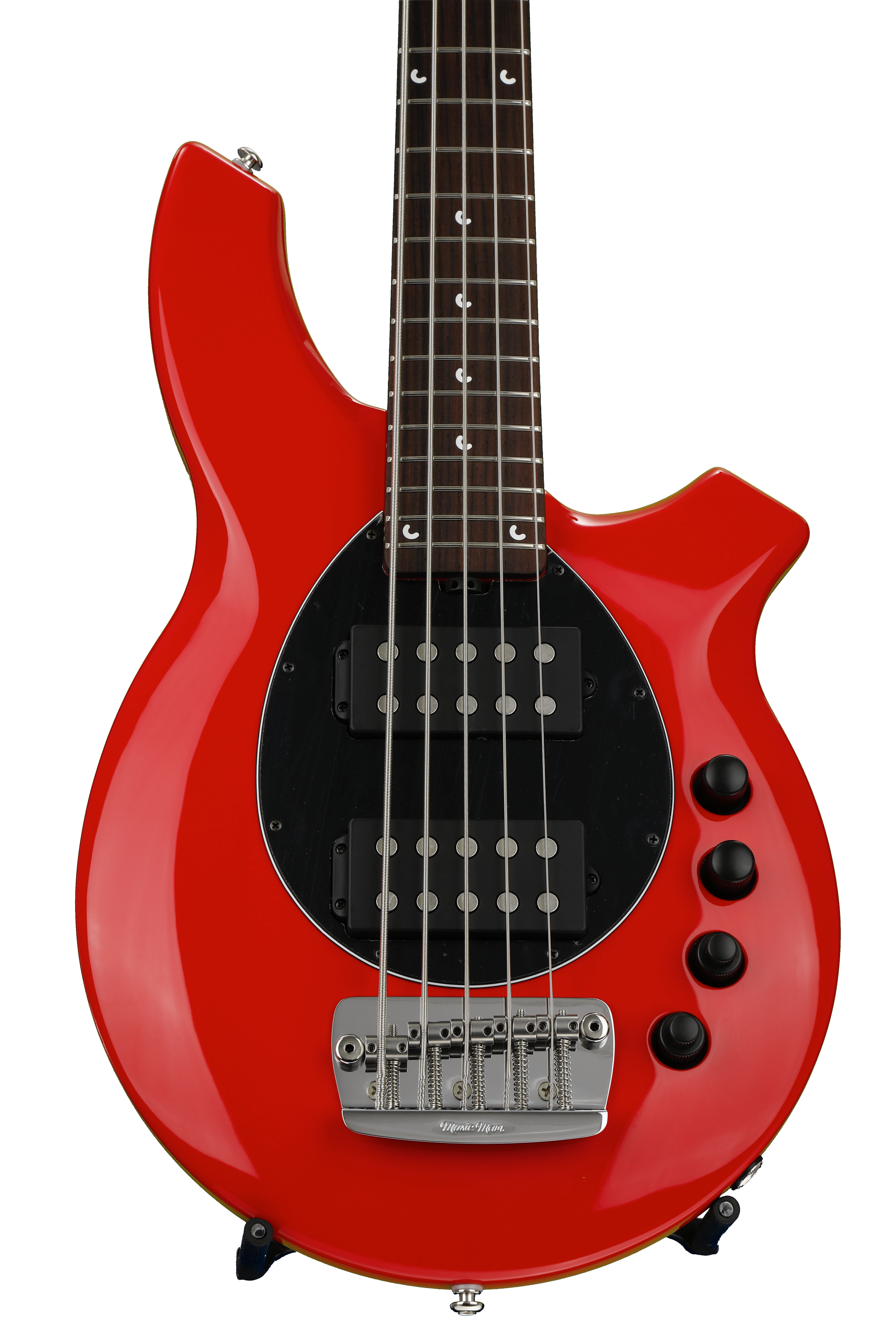 Ernie Ball Music Man Bongo 5HH, Sweetwater Exclusive - Chili Red