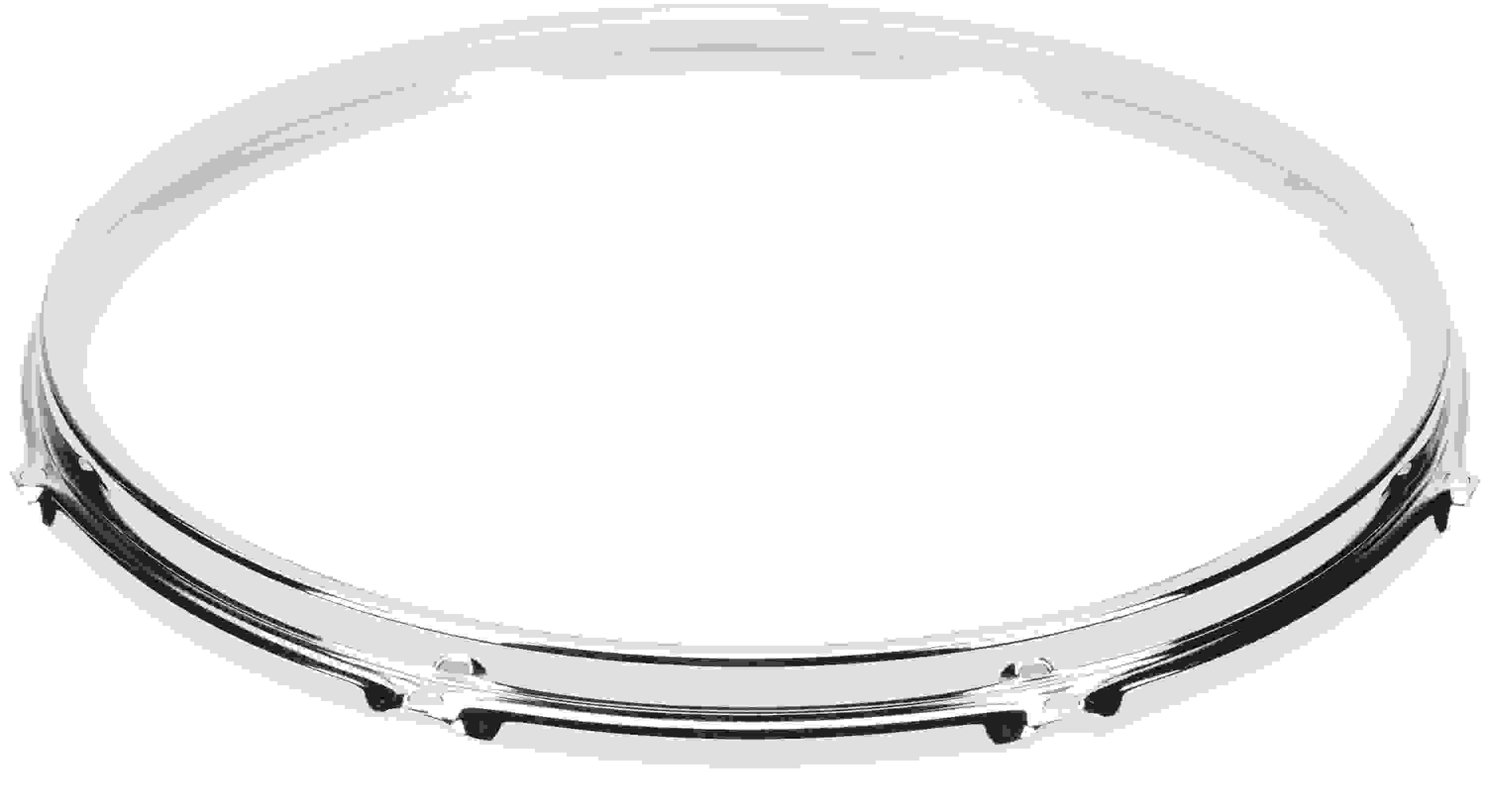 S Hoop 8-lug Batter/Top Side Drum Hoop - 16 inches, Chrome