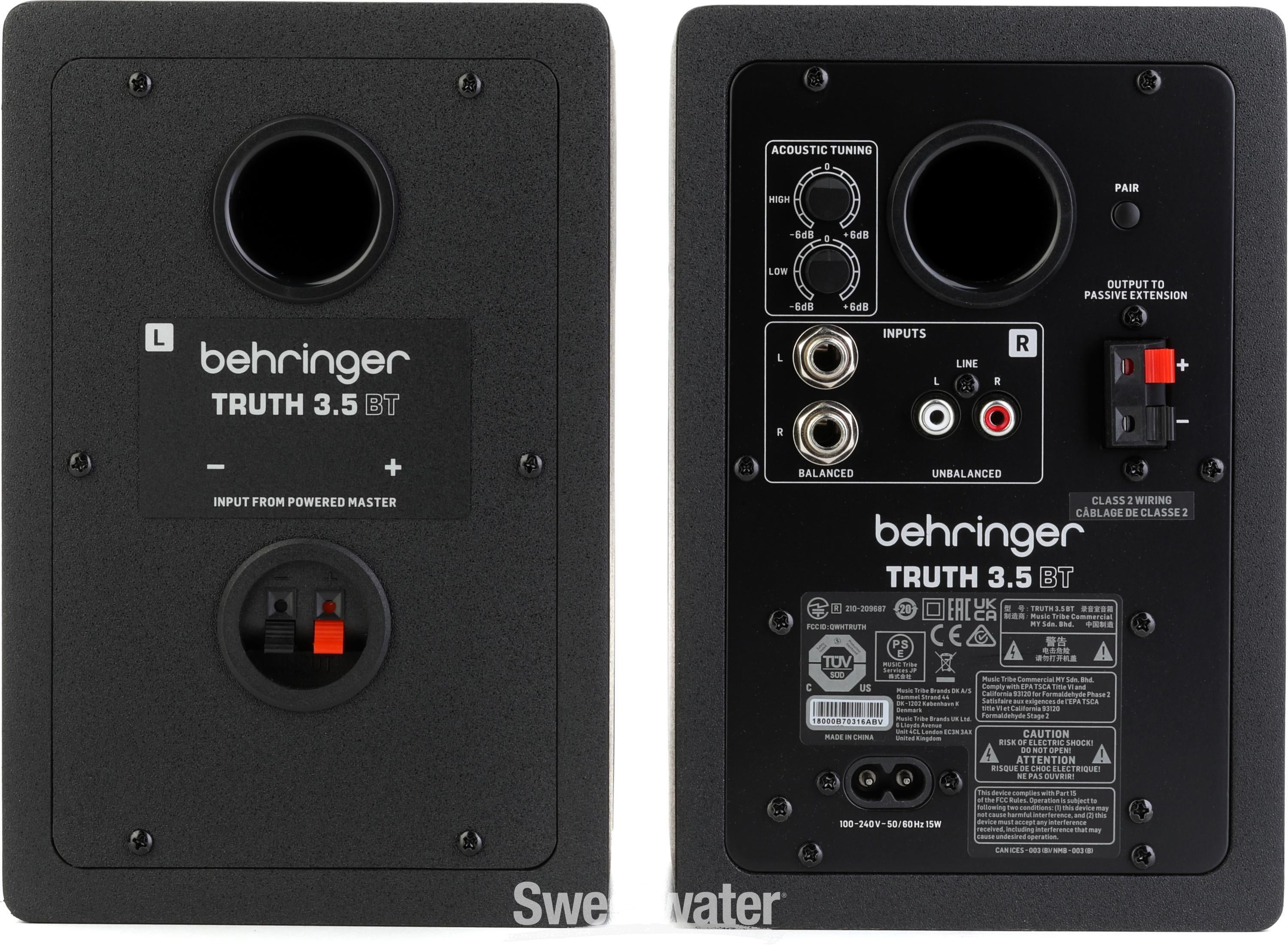 Behringer Truth 3.5-inch Powered Studio Monitors with Behringer Truth 3.5-inch Powered Studio Monitors with