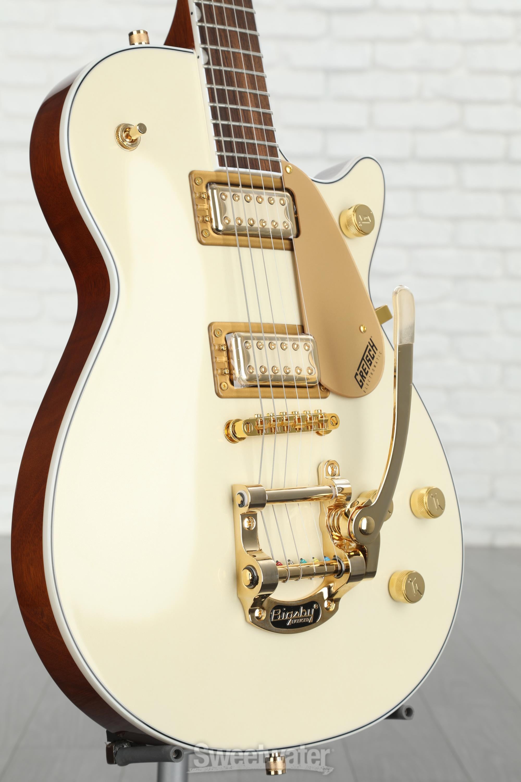 Gretsch Electromatic Pristine LTD Jet Electric Guitar with Bigsby - White  Gold