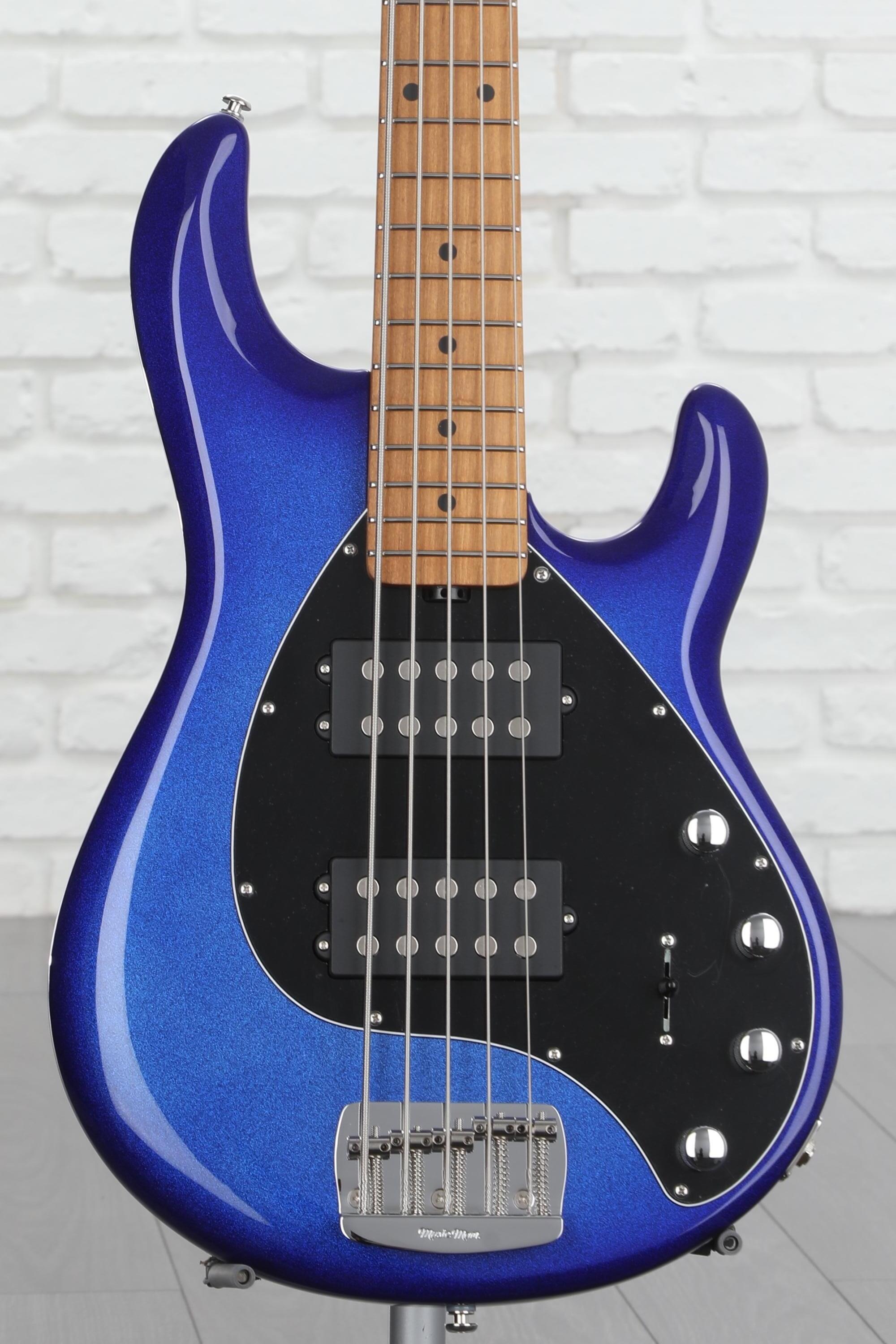 Ernie Ball Music Man StingRay Special 5 HH Bass Guitar - Pacific Blue  Sparkle, Sweetwater Exclusive