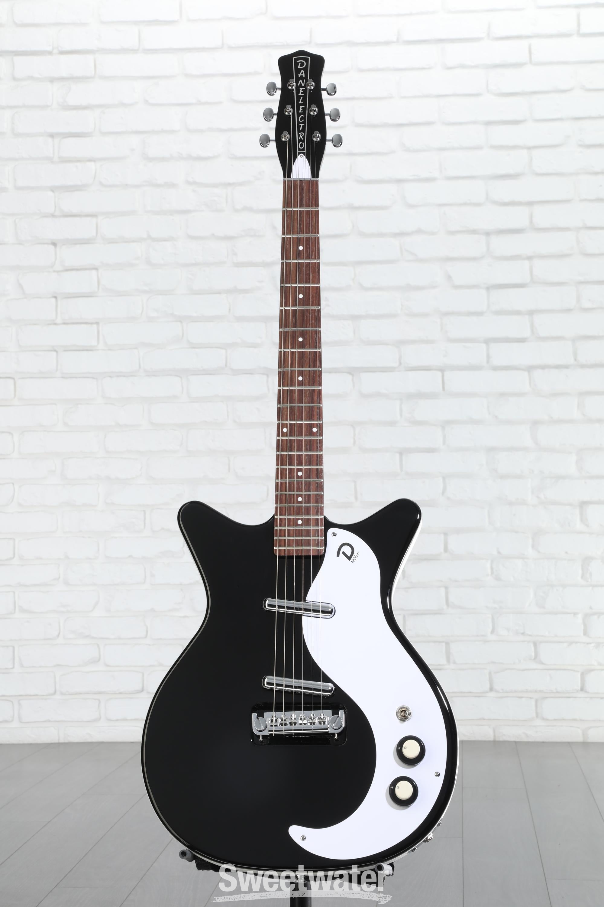 Danelectro '59M NOS+ Semi-hollowbody Electric Guitar - Black