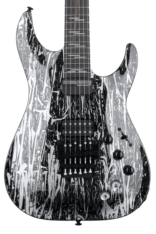 Schecter C-1 FR-S Silver Mountain - Black and Silver | Sweetwater