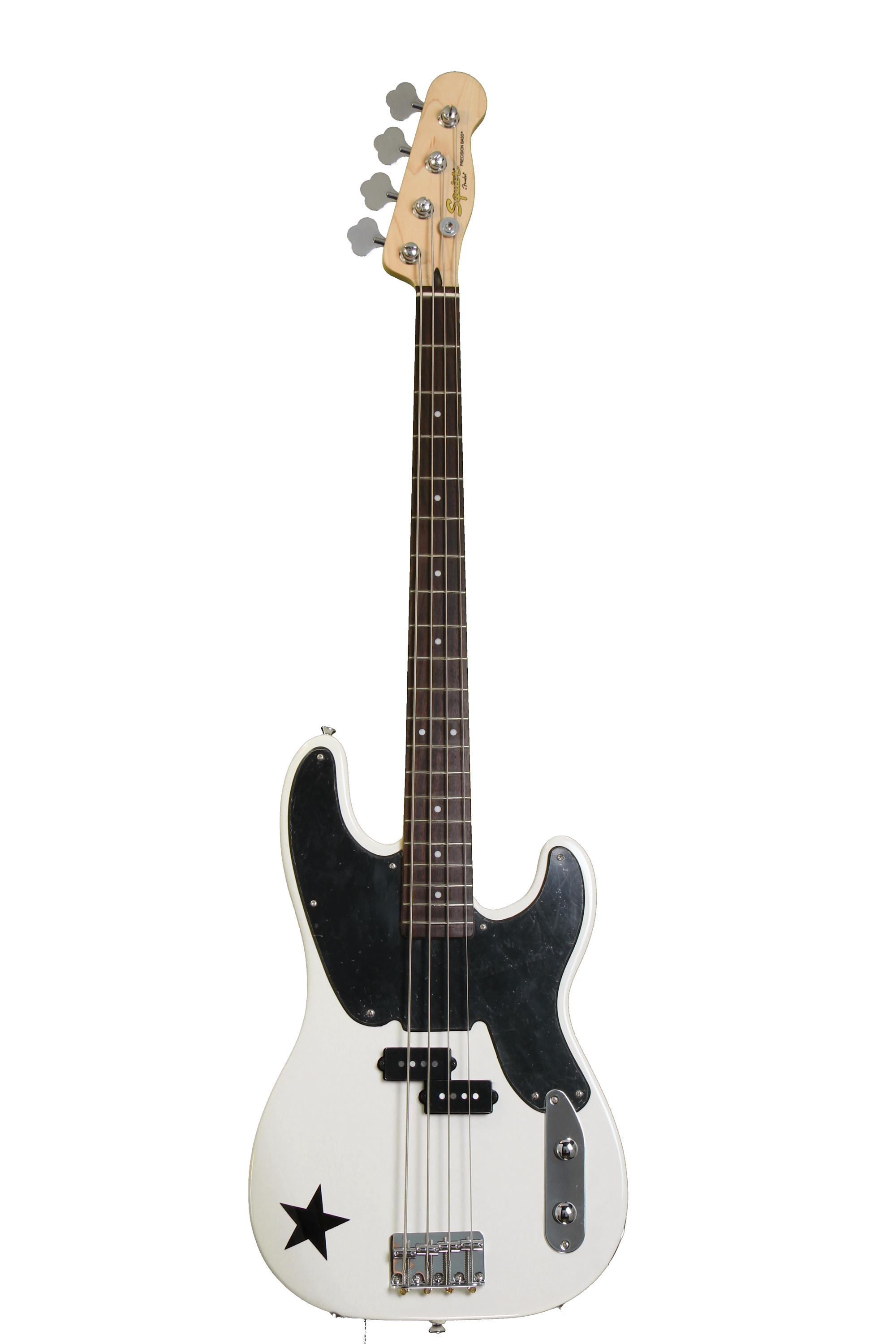 Squier Mike Dirnt Precision Bass - Arctic White | Sweetwater Squier Mike Dirnt Precision Bass - Arctic White | Sweetwater