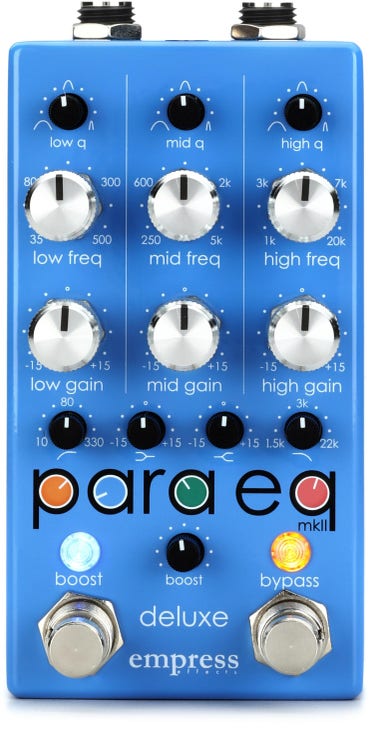 Empress Effects ParaEq MKII Deluxe Equalizer and Boost Pedal  