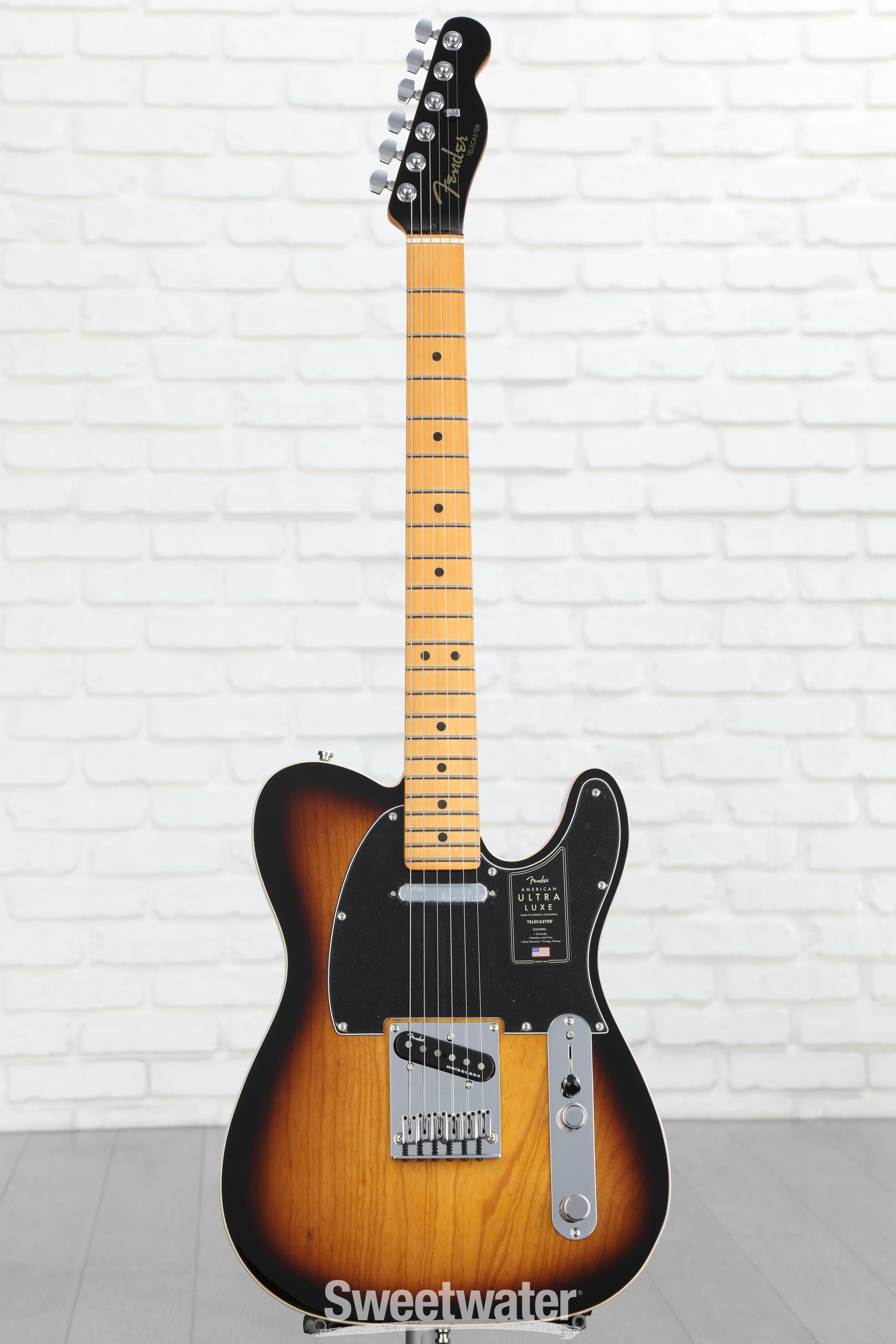 Fender American Ultra Luxe Telecaster - 2-color Sunburst with Maple  Fingerboard