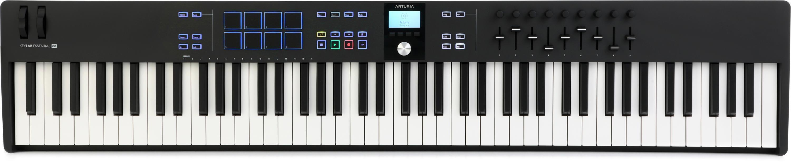 Bundled Item: Arturia KeyLab Essential mk3 88-key Keyboard Controller - Black