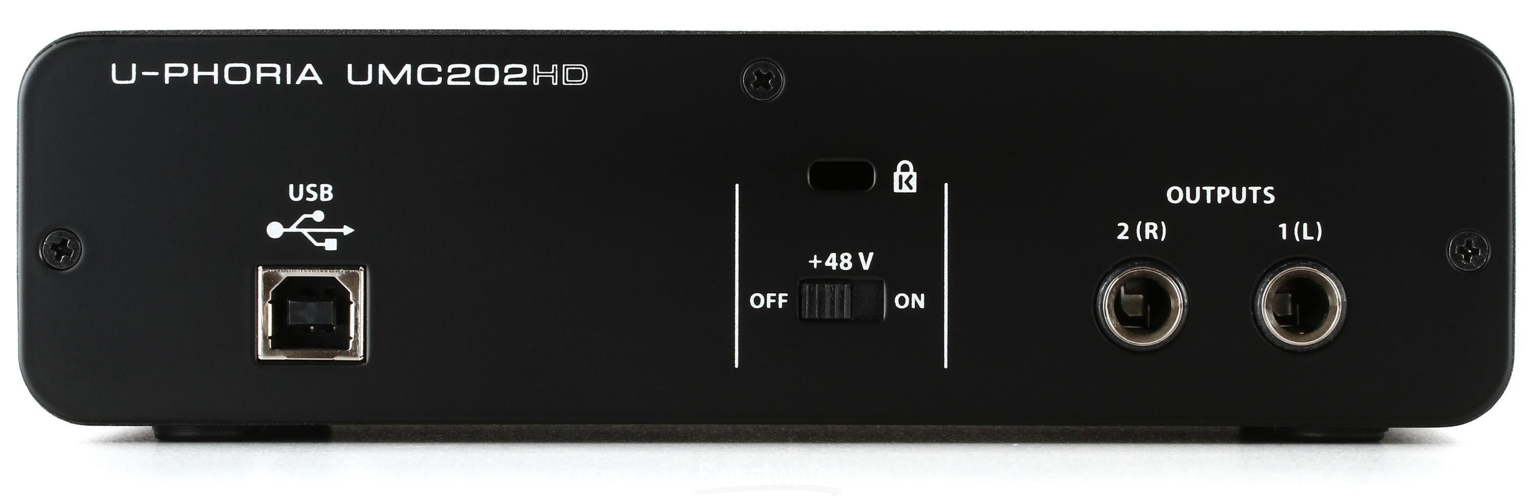 Behringer U-Phoria UMC202HD USB Audio Interface | Sweetwater