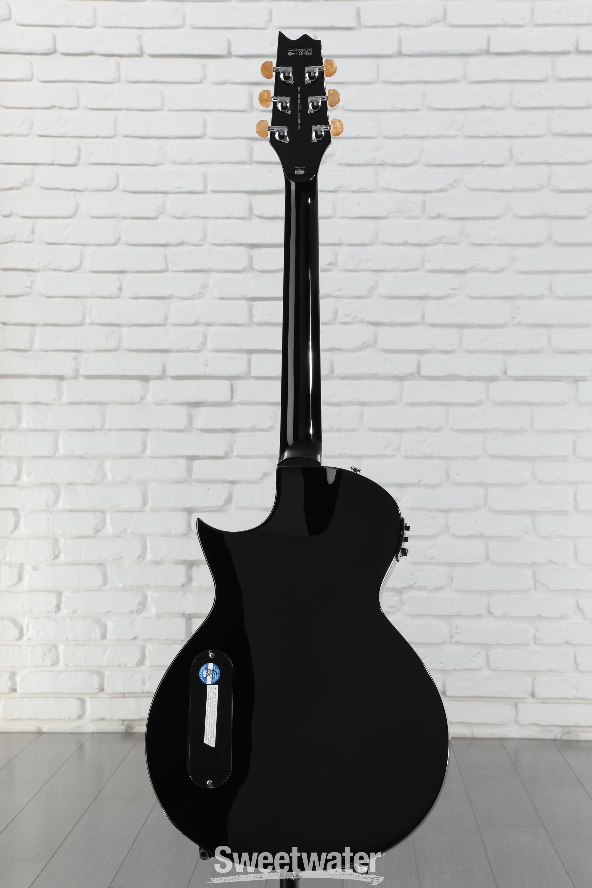 ESP LTD TL-6 Acoustic-electric Guitar - Black | Sweetwater