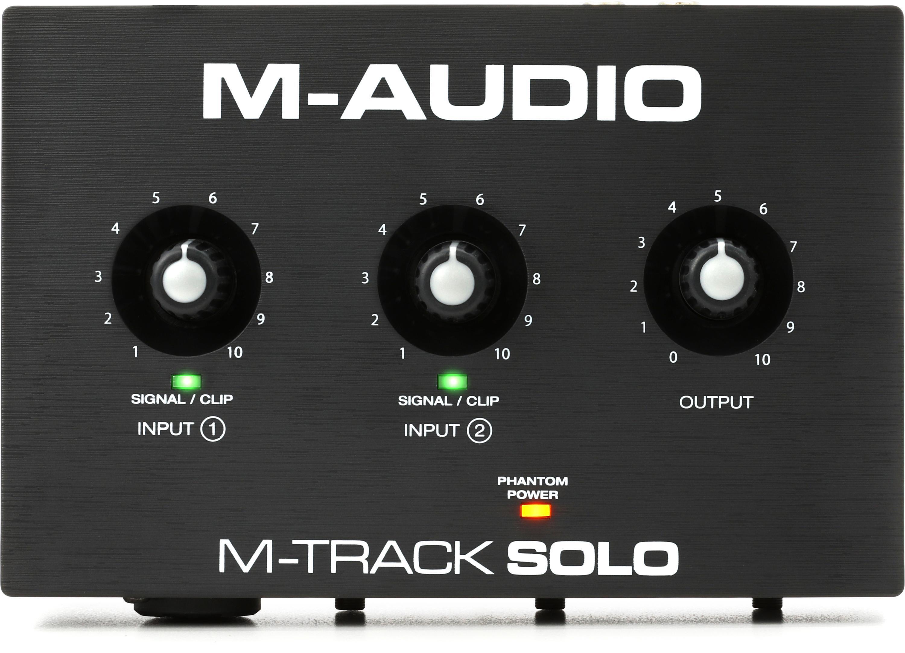 Bundled Item: M-Audio M-Track Solo USB Audio Interface