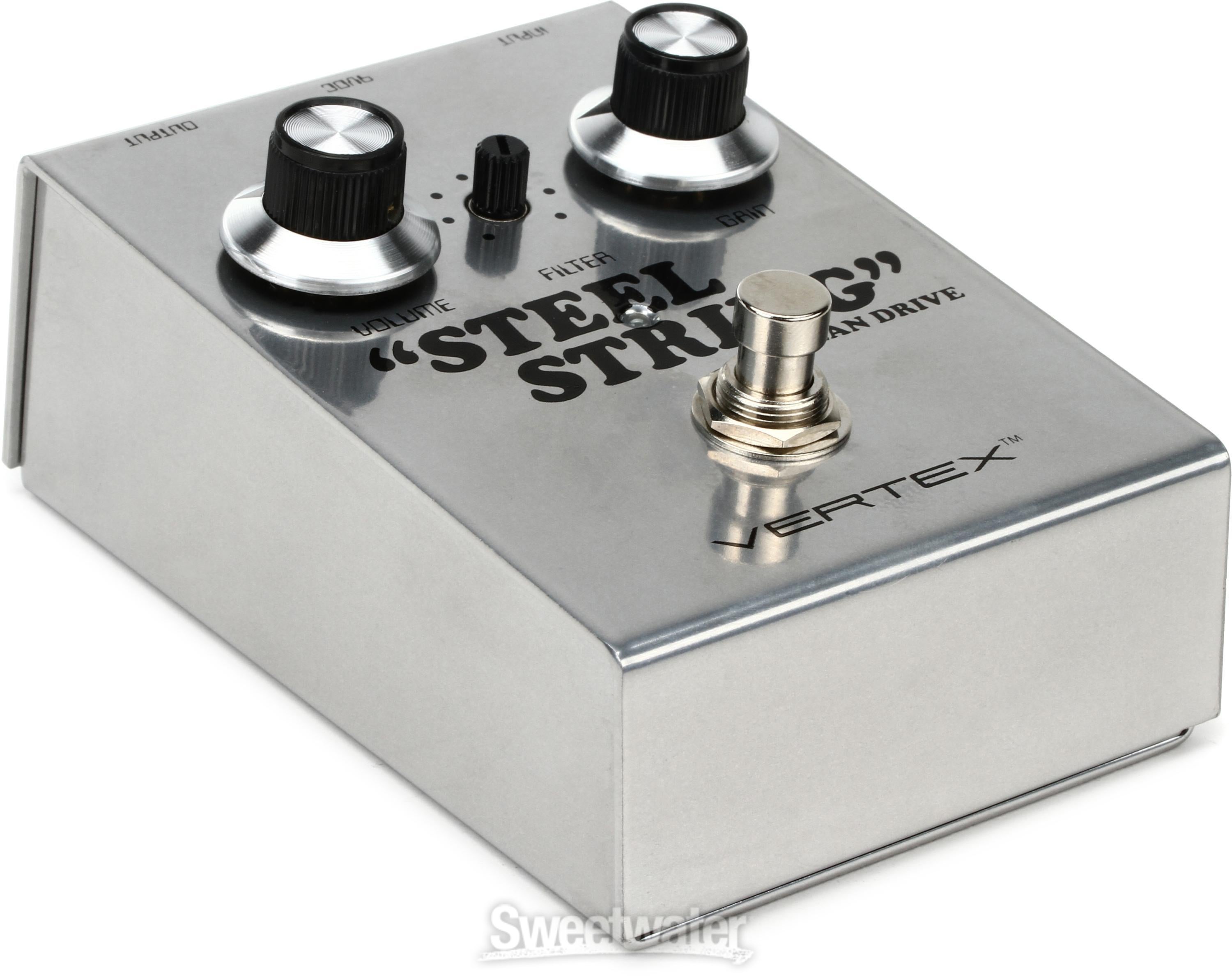 Vertex Effects Steel String Clean Drive Pedal Reviews | Sweetwater