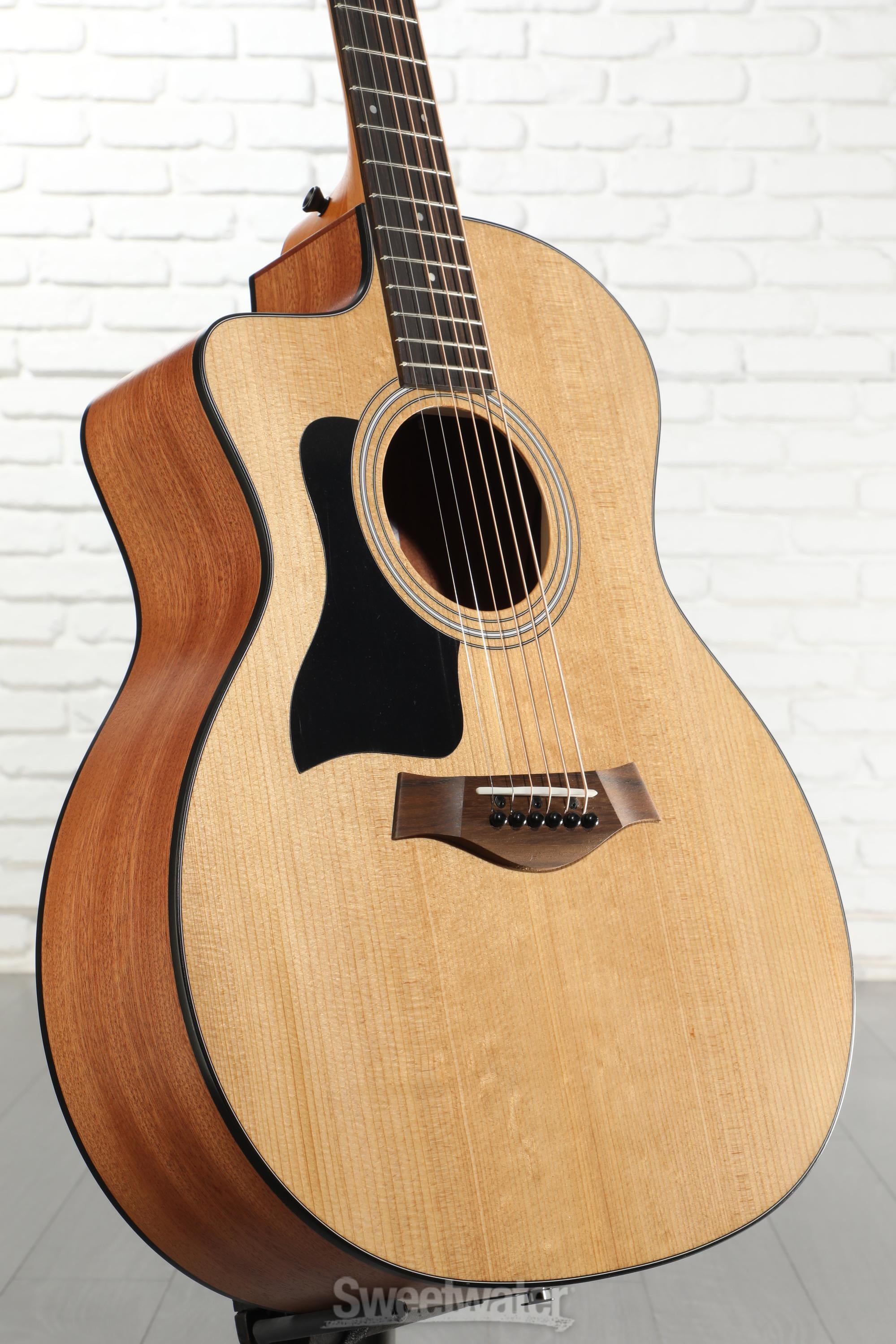 Taylor 114ce Left-handed Acoustic-electric Guitar - Natural Sapele