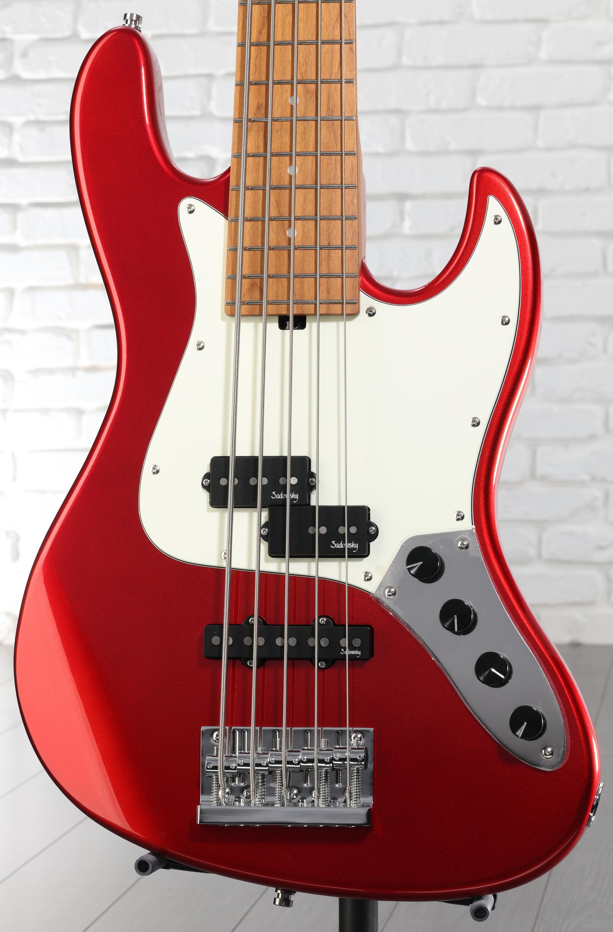 Sadowsky TYO エレキベース 5弦ベース キャンディアップルオレンジ Sadowsky MetroExpress Modern Bass Guitar - Candy Apple Orange