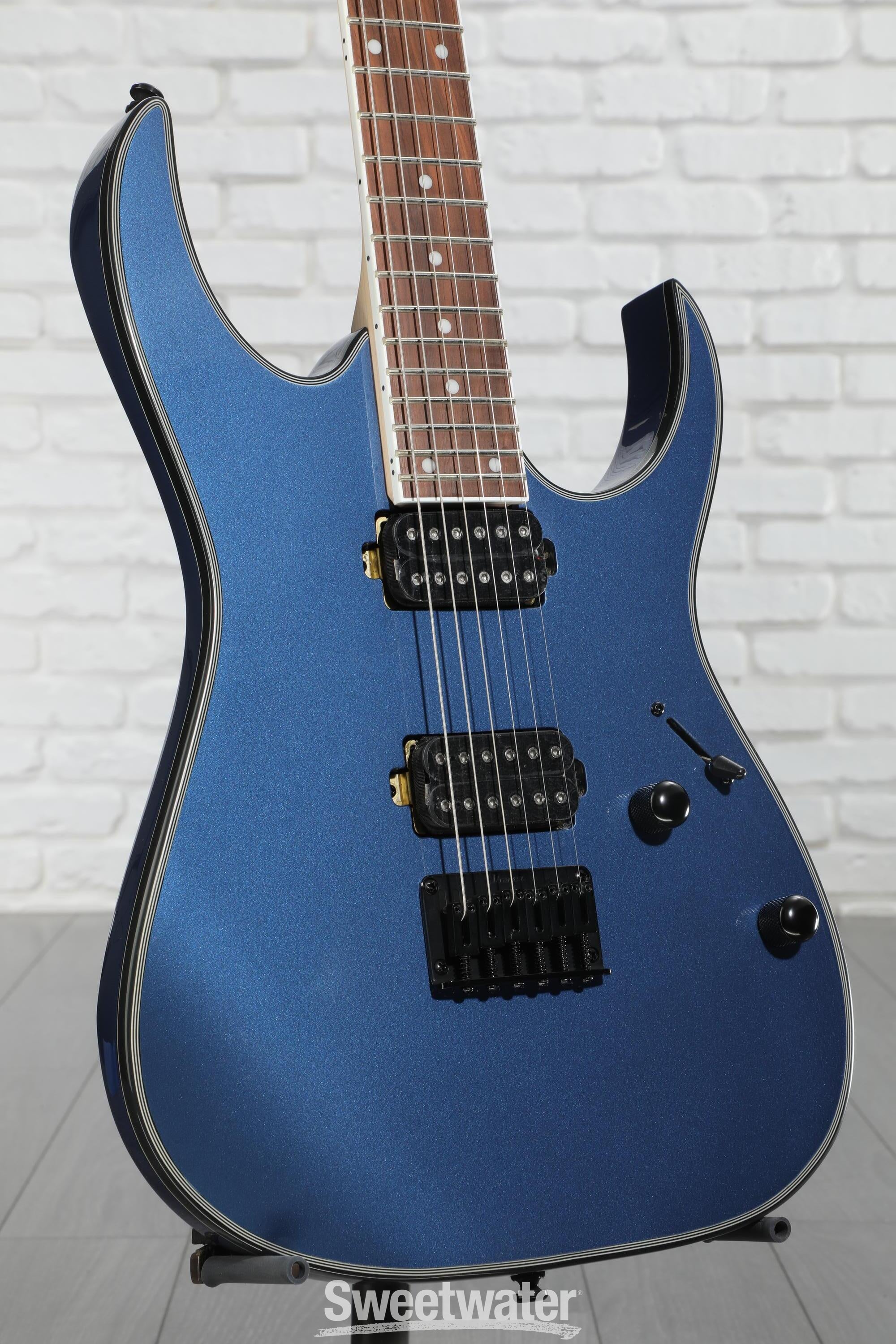 Ibanez RG421EX Electric Guitar - Blue Metallic | Sweetwater