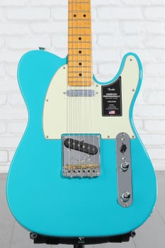 Product Image - This Item - Fender American Professional II Telecaster - Miami Blue with Maple Fingerboard