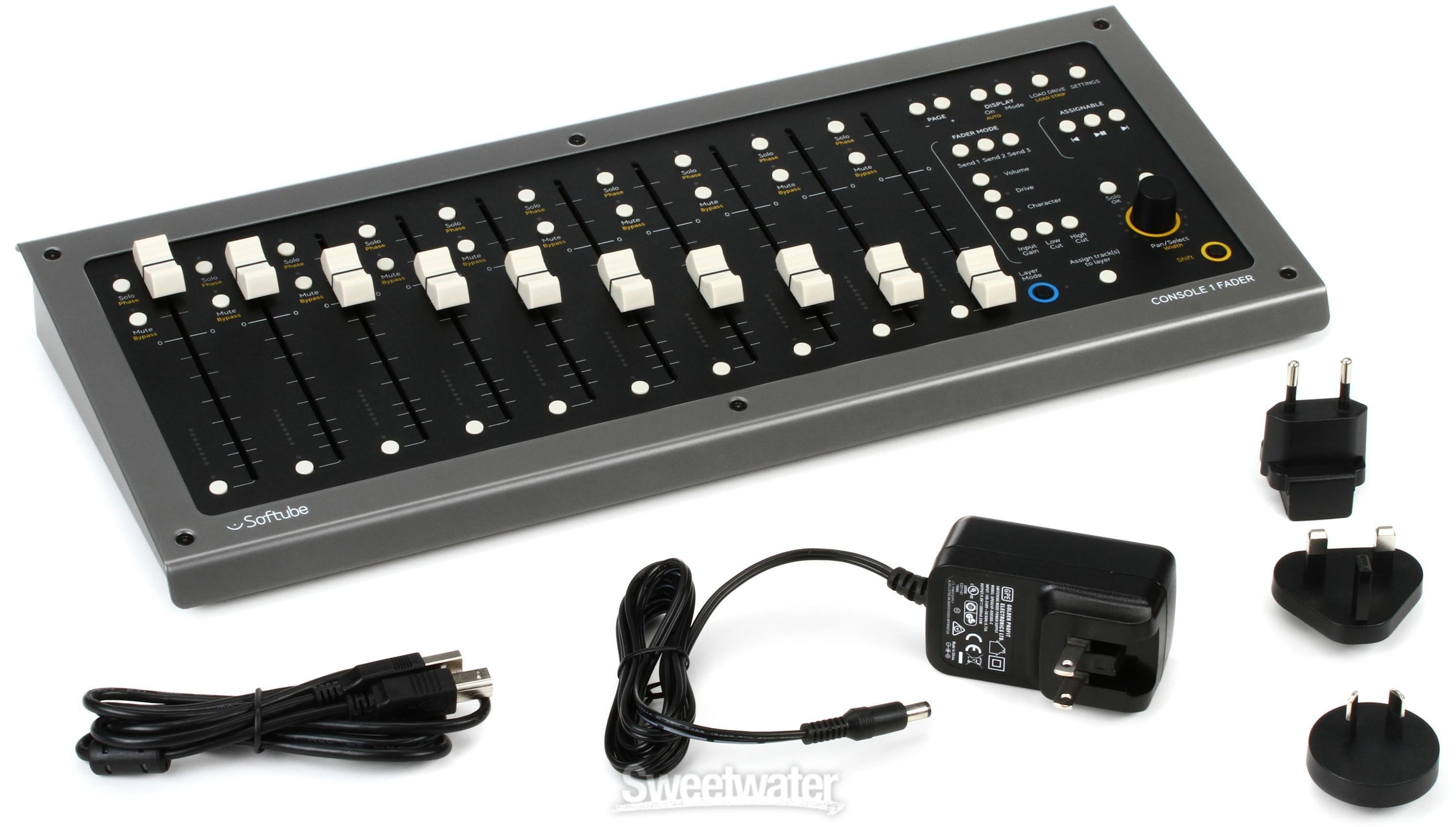Softube Console 1 Fader 10-channel Fader Control Surface | Sweetwater