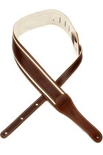 Photo of Taylor Element 2.5" Guitar Strap - Brown/Cream