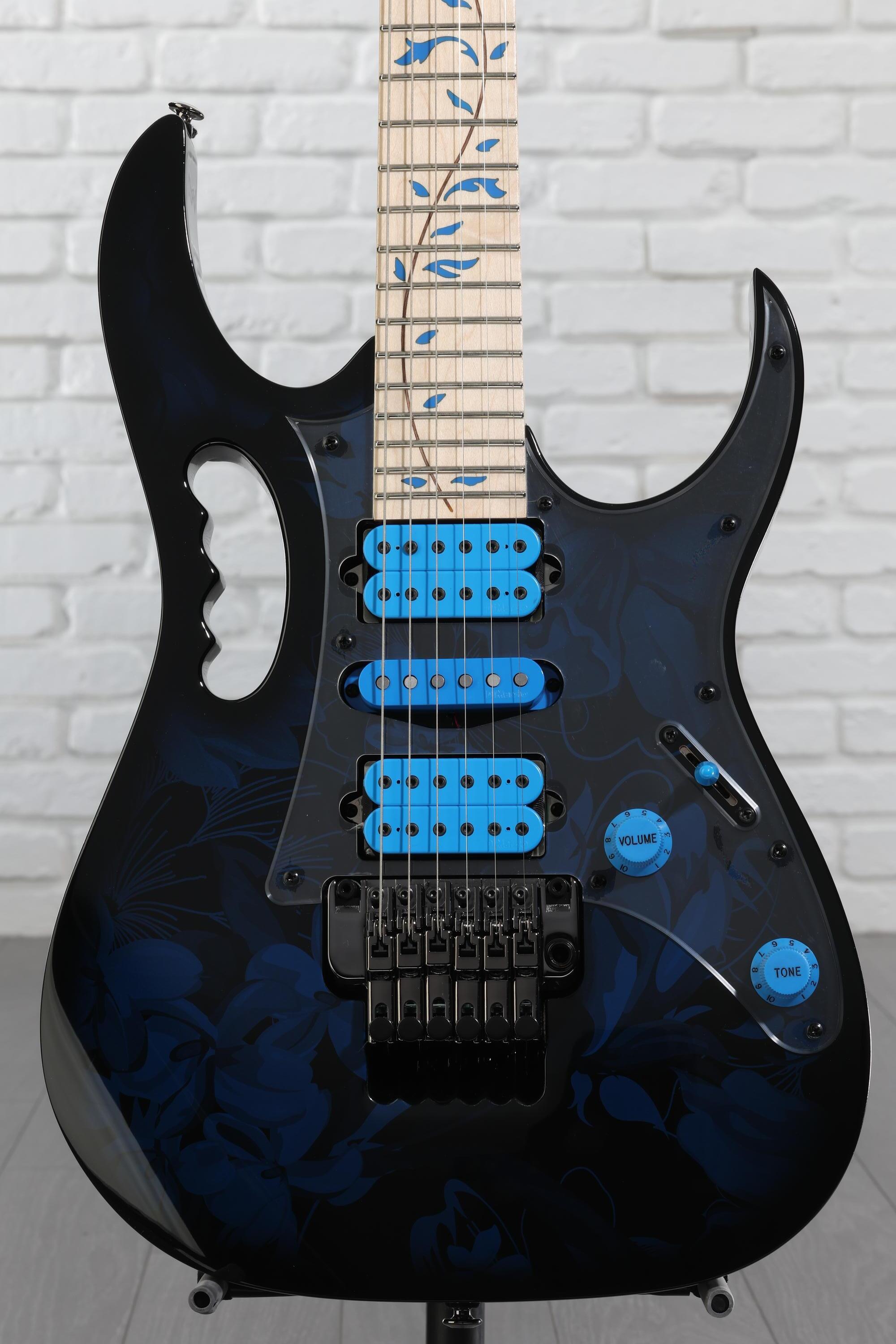 Ibanez Steve Vai Signature JEM77 - Blue Floral Pattern | Sweetwater