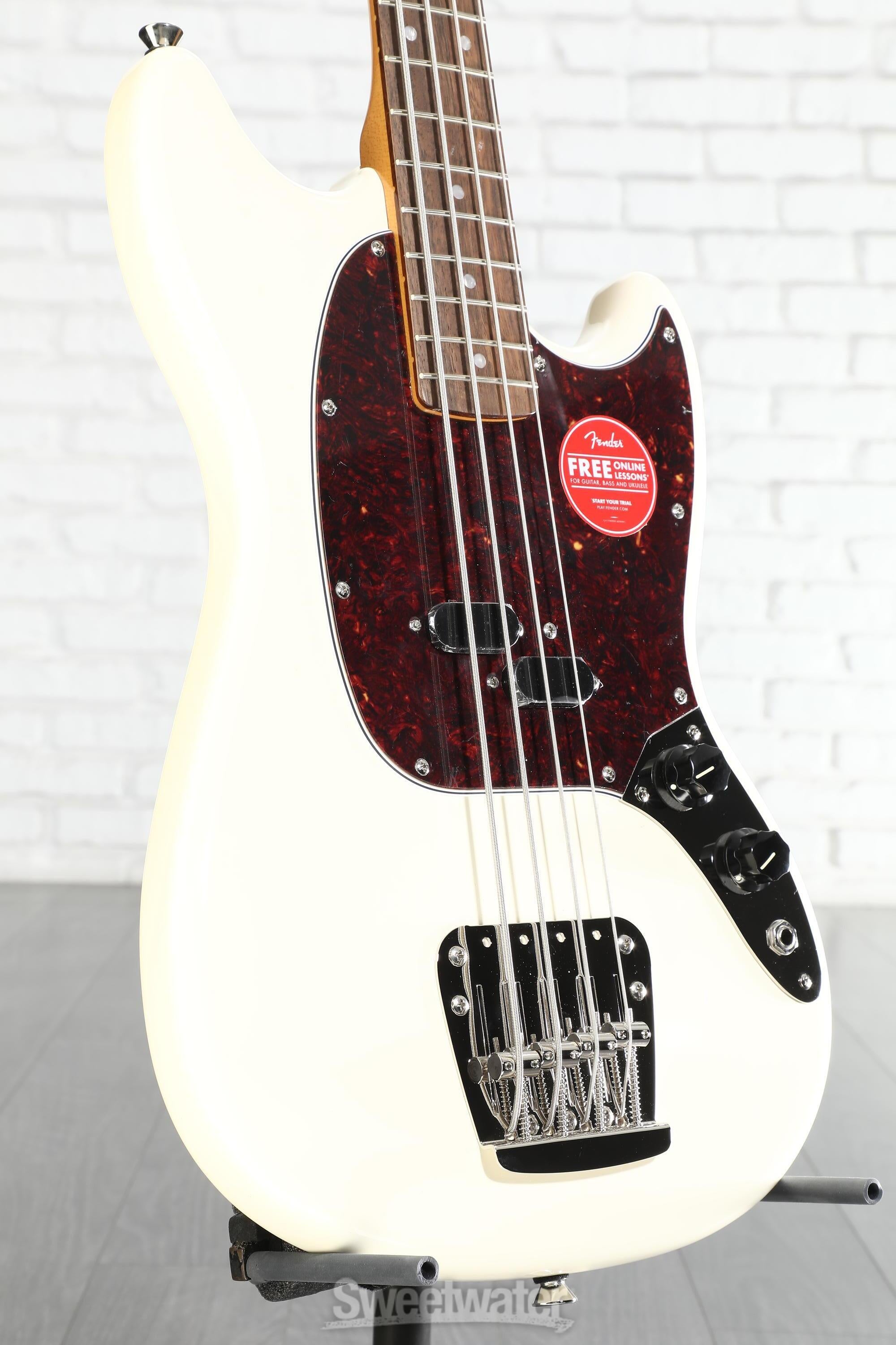 Squier Classic Vibe '60s Mustang Bass - Olympic White Reviews