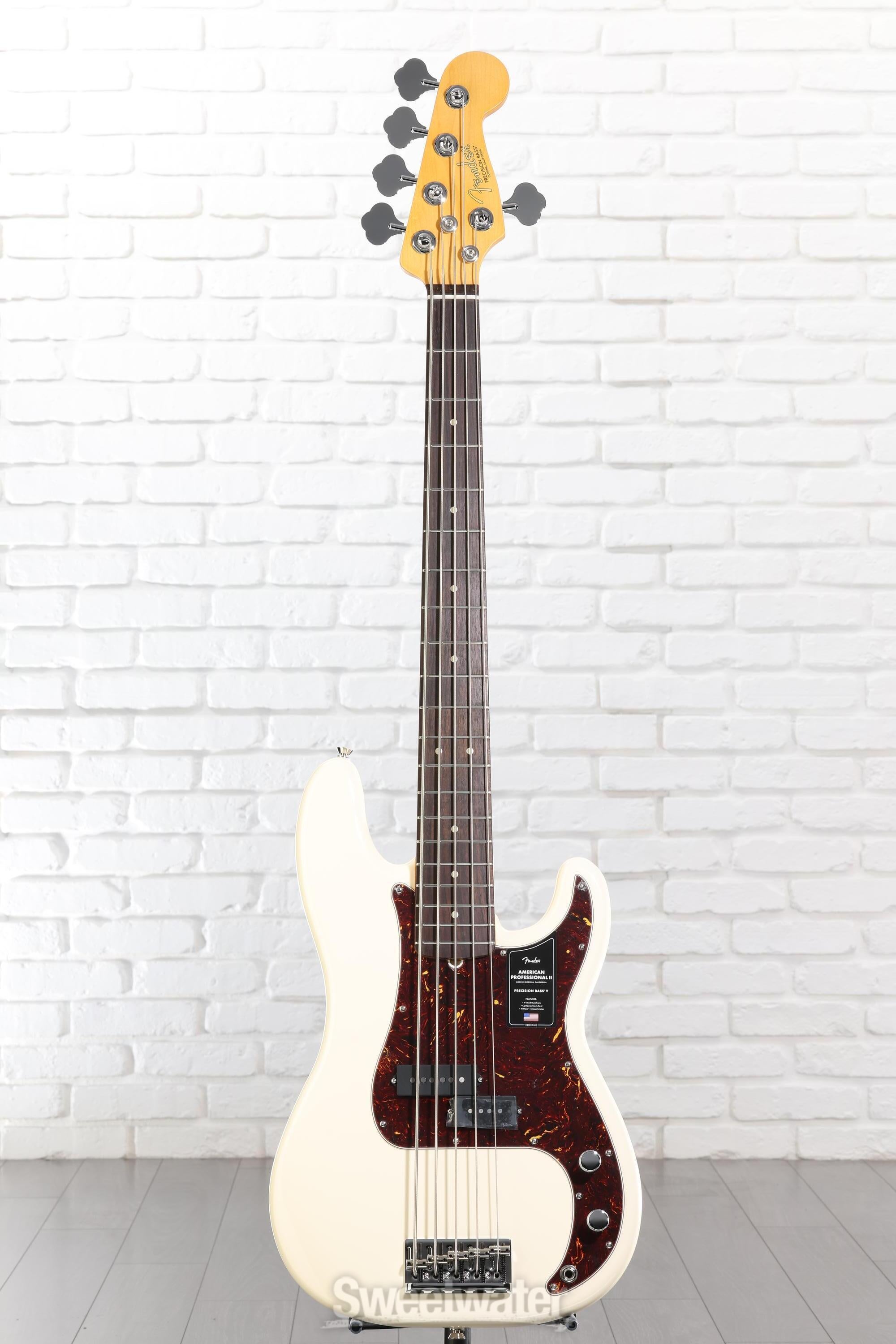 Fender American Professional II Precision Bass V - Olympic White
